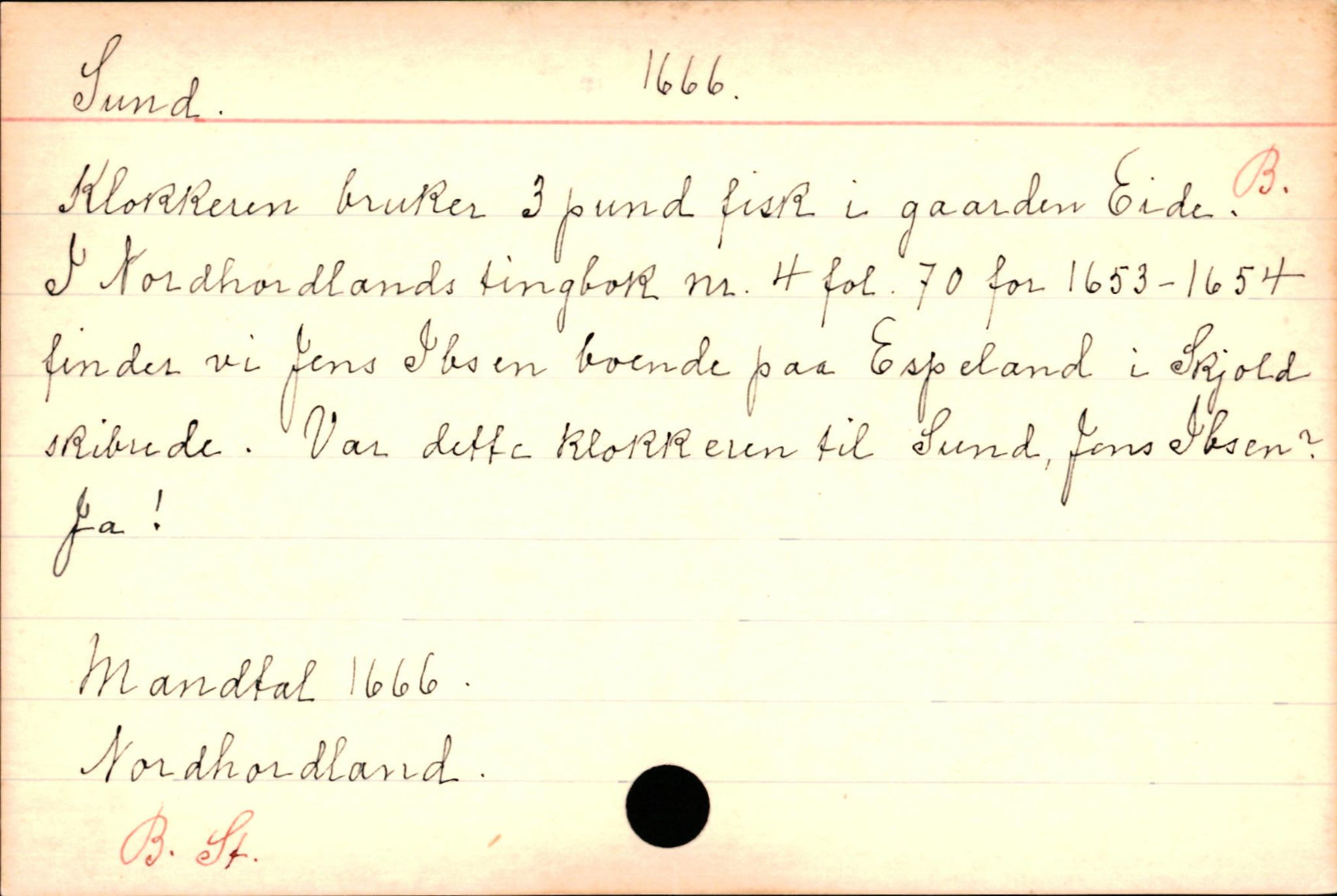 Haugen, Johannes - lærer, AV/SAB-SAB/PA-0036/01/L0001: Om klokkere og lærere, 1521-1904, s. 3039