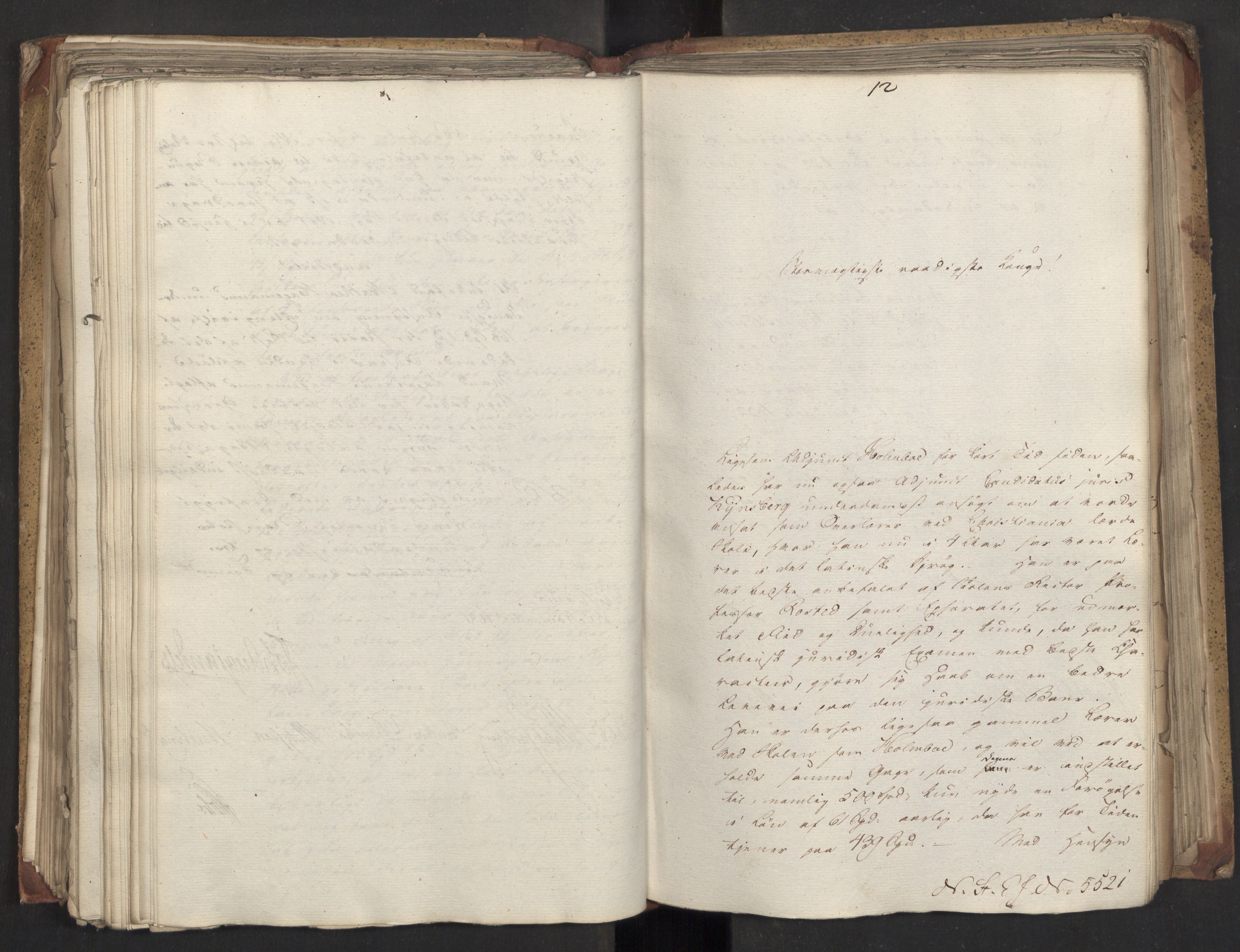 Statsrådsavdelingen i Stockholm, AV/RA-S-1003/D/Da/L0028: Regjeringsinnstillinger nr. 5437-5586, 1821, s. 219