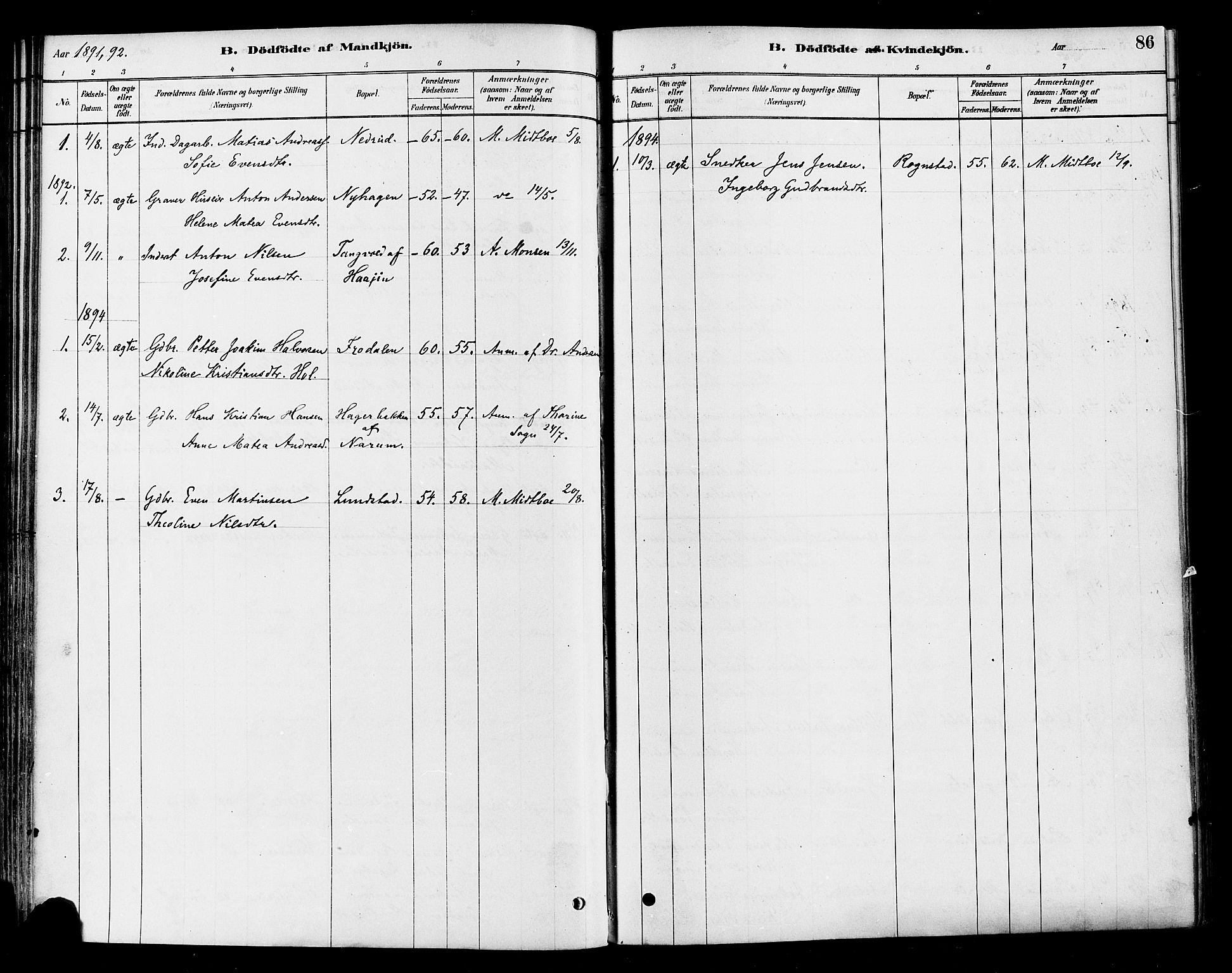 Vestre Toten prestekontor, SAH/PREST-108/H/Ha/Haa/L0010: Ministerialbok nr. 10, 1878-1894, s. 86