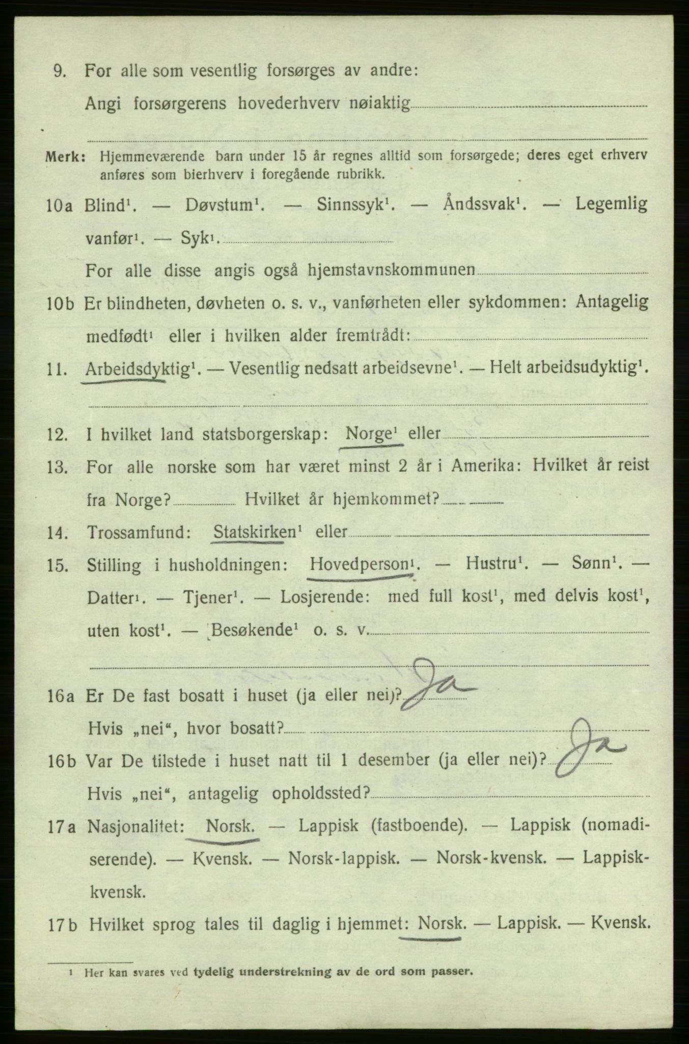 SATØ, Folketelling 1920 for 2018 Måsøy herred, 1920, s. 2191