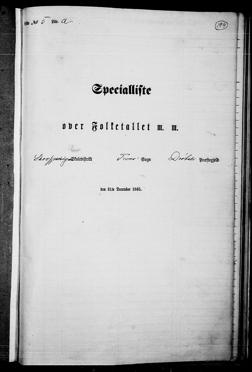 RA, Folketelling 1865 for 0215L Drøbak prestegjeld, Frogn sokn, 1865, s. 53