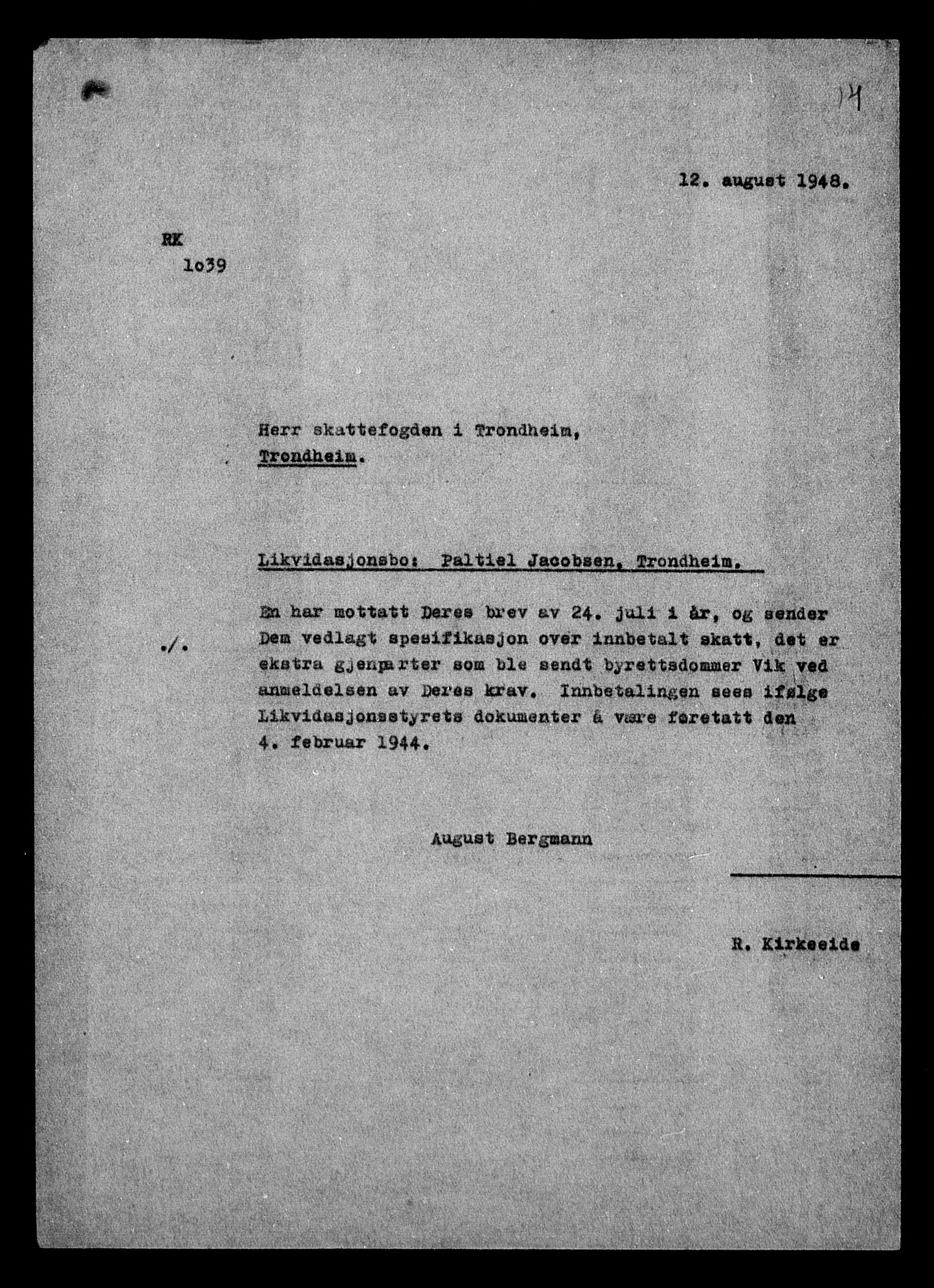Justisdepartementet, Tilbakeføringskontoret for inndratte formuer, AV/RA-S-1564/H/Hc/Hca/L0899: --, 1945-1947, s. 43