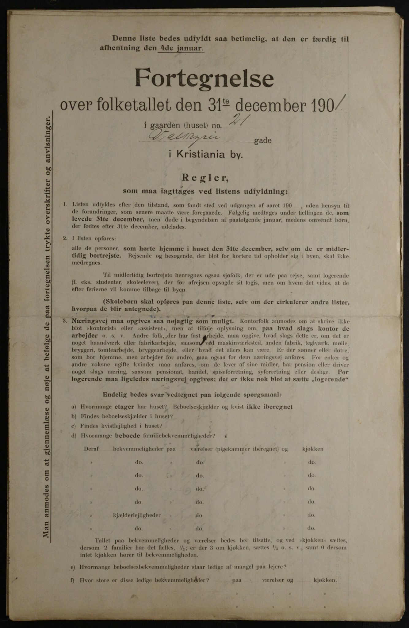 OBA, Kommunal folketelling 31.12.1901 for Kristiania kjøpstad, 1901, s. 18673