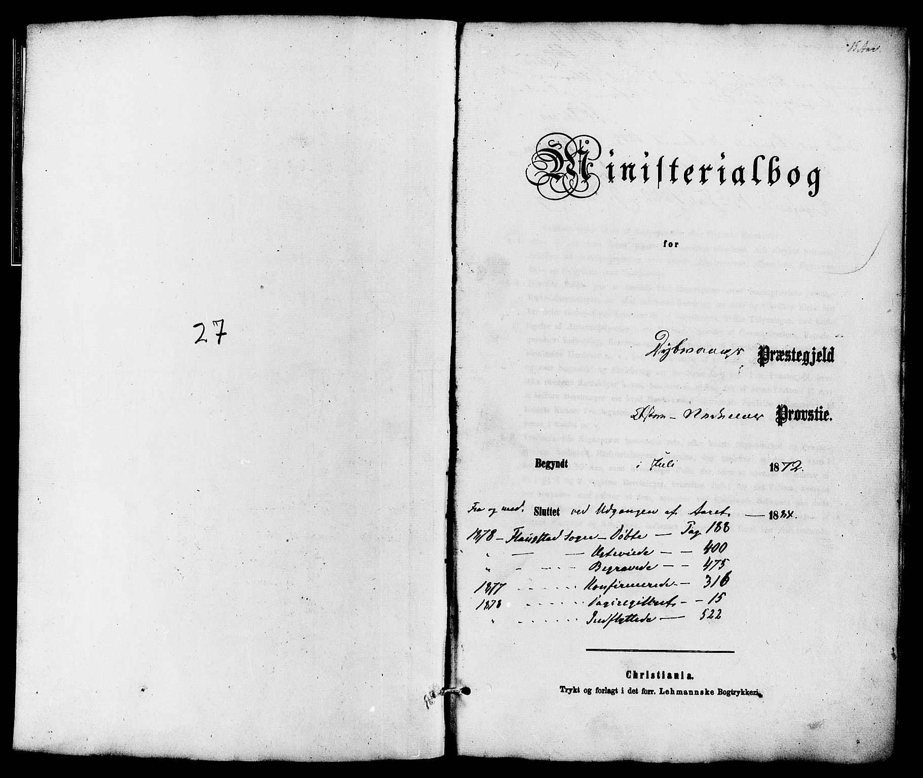 Dypvåg sokneprestkontor, SAK/1111-0007/F/Fa/Faa/L0007: Ministerialbok nr. A 7 /2, 1877-1884