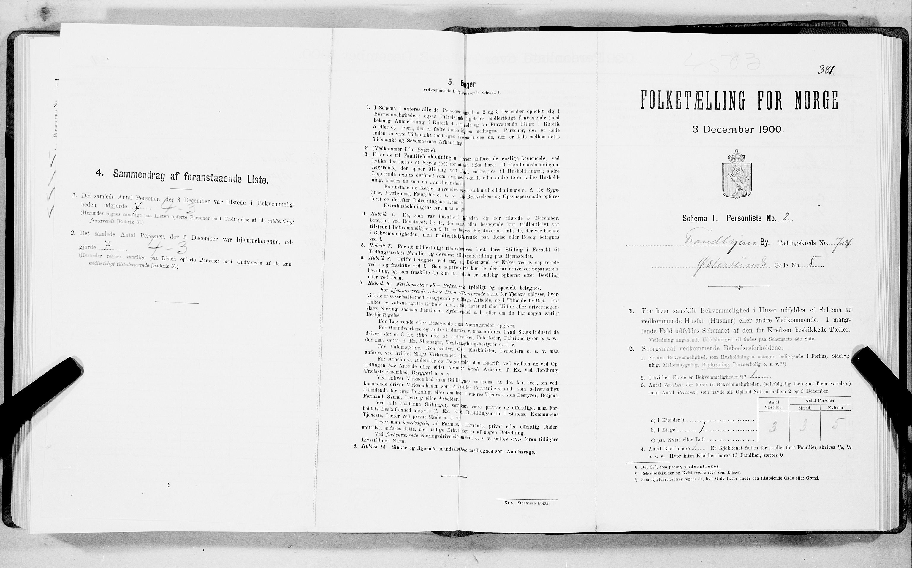 SAT, Folketelling 1900 for 1601 Trondheim kjøpstad, 1900, s. 14711