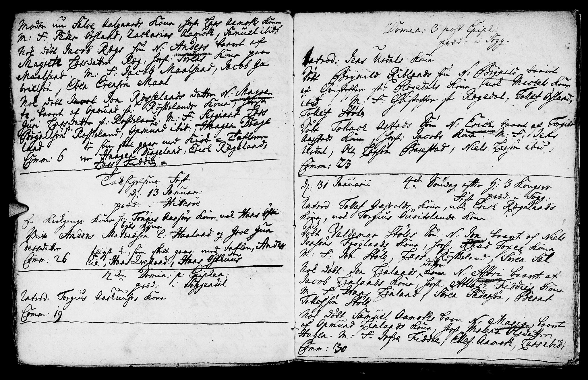 Sokndal sokneprestkontor, AV/SAST-A-101808: Ministerialbok nr. A 1, 1729-1740