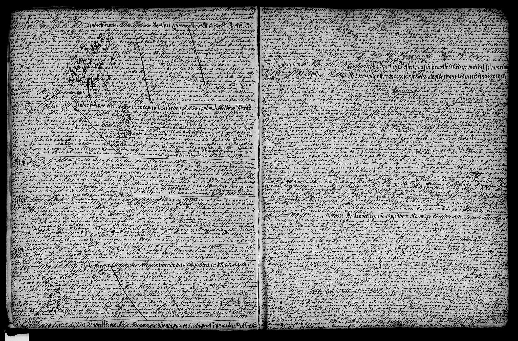 Eiker, Modum og Sigdal sorenskriveri, SAKO/A-123/G/Ga/Gaa/L0004b: Pantebok nr. I 4b, 1779-1788, s. 259