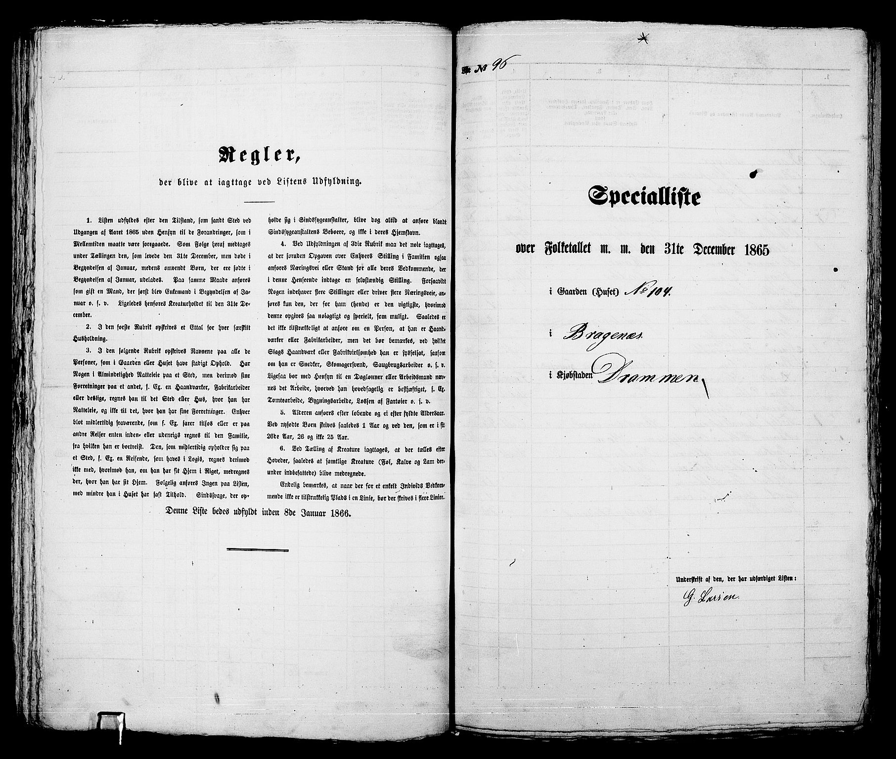 RA, Folketelling 1865 for 0602aB Bragernes prestegjeld i Drammen kjøpstad, 1865, s. 211