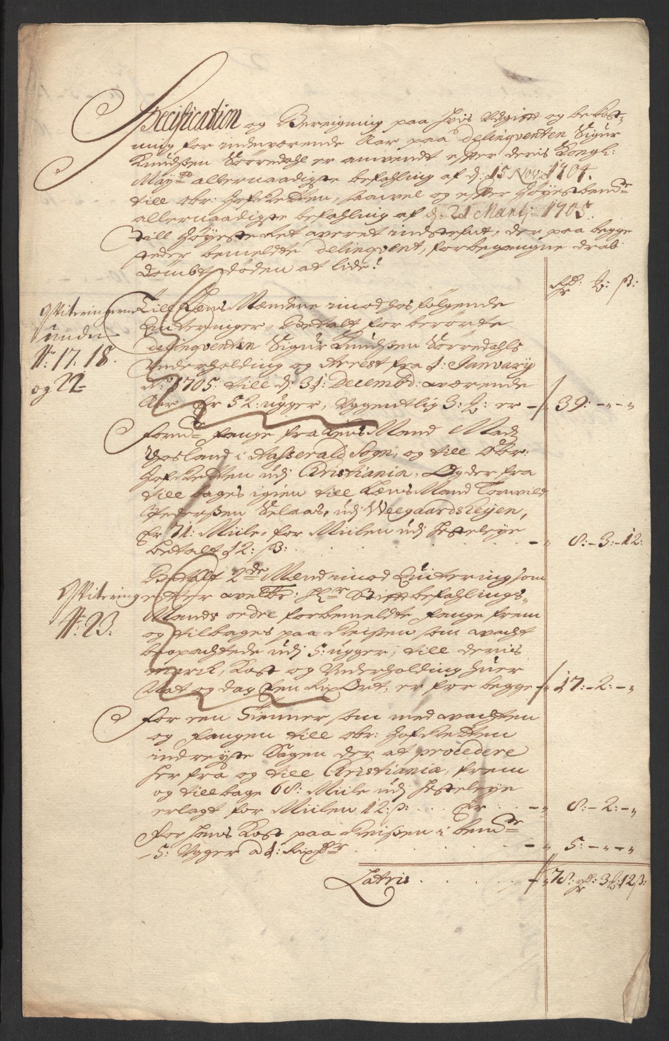 Rentekammeret inntil 1814, Reviderte regnskaper, Fogderegnskap, RA/EA-4092/R40/L2447: Fogderegnskap Råbyggelag, 1703-1705, s. 447
