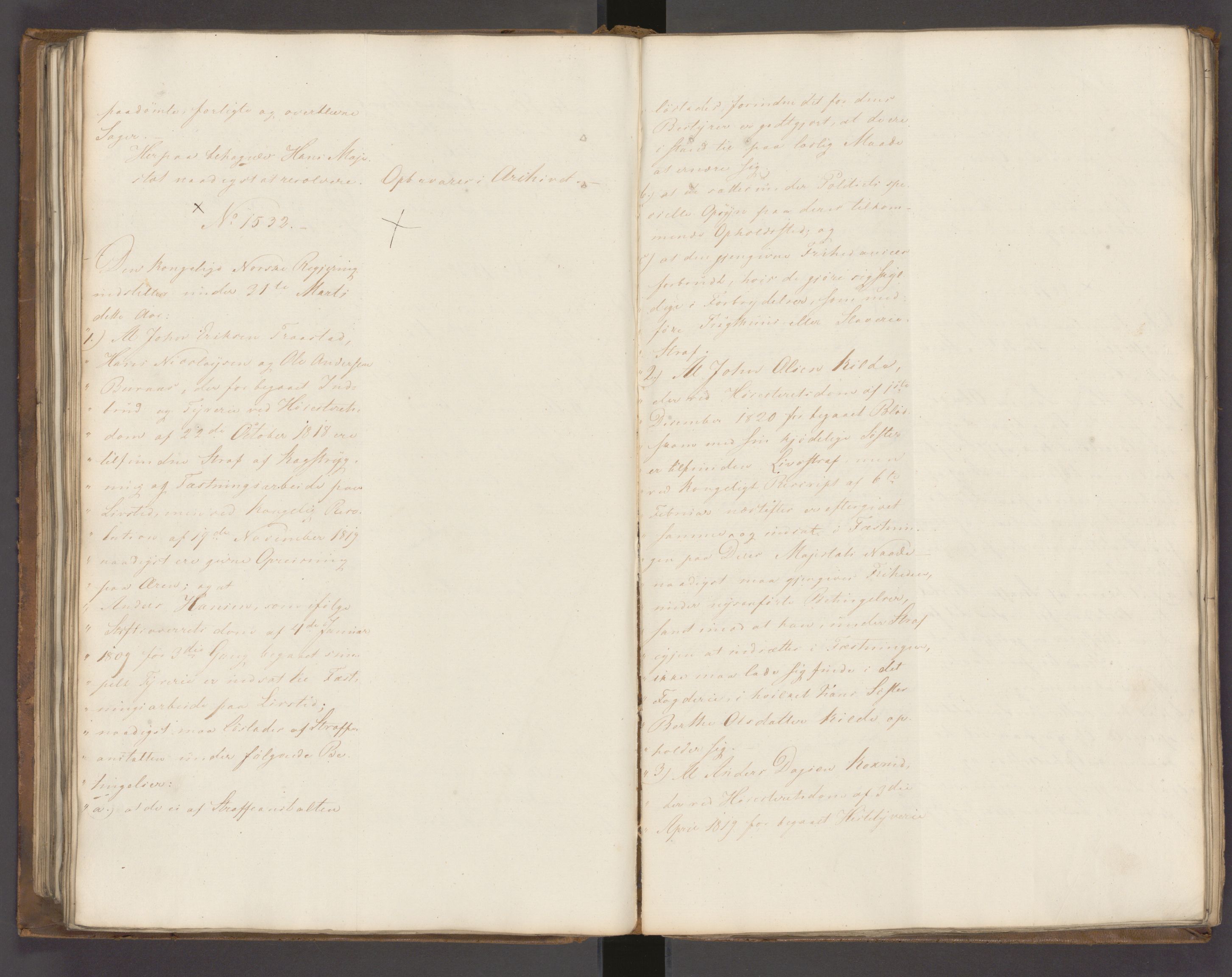 Statsrådssekretariatet, AV/RA-S-1001/A/Ab/L0022: Kgl. res. nr. 1210-1721, 1. halvår, 1826