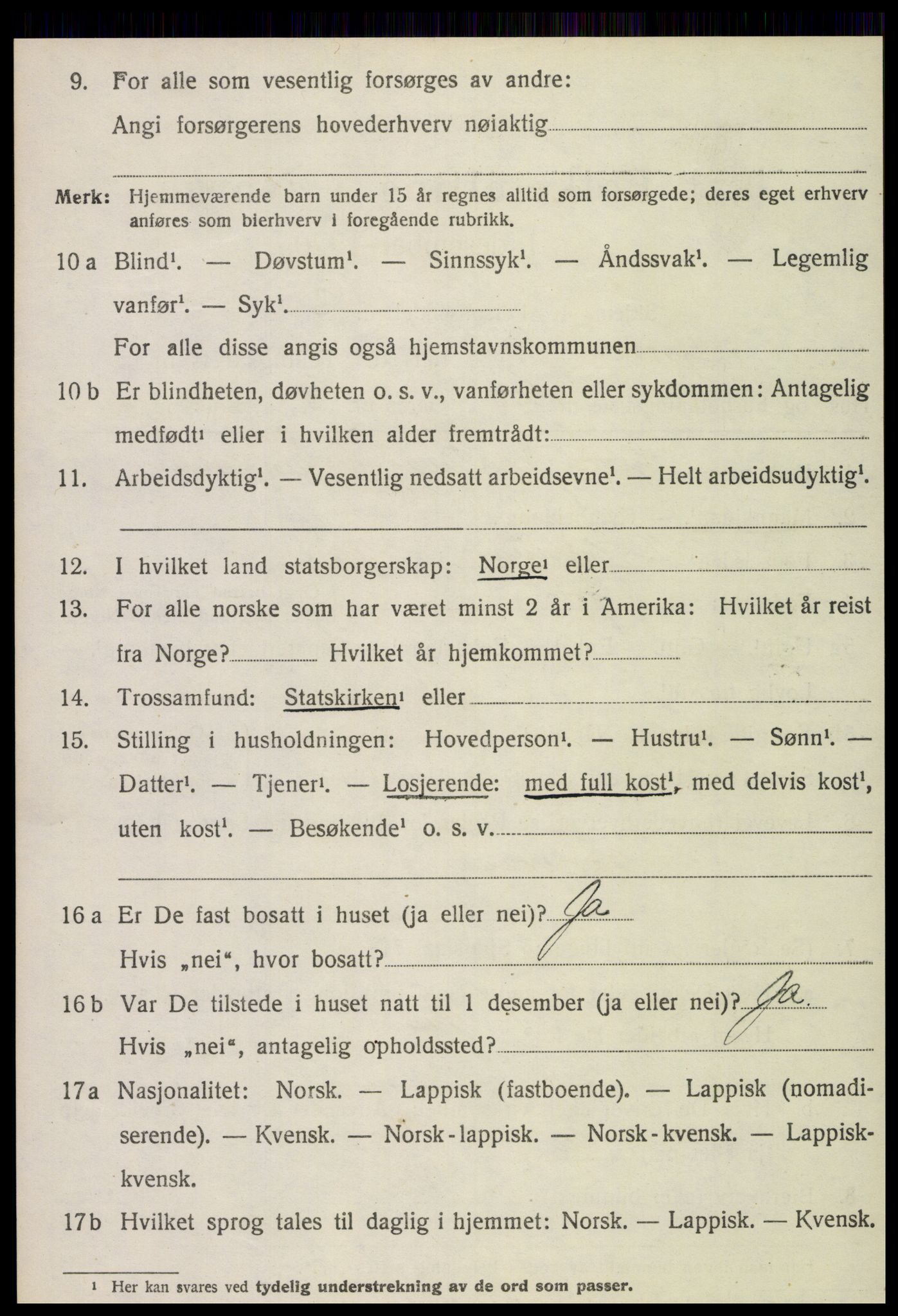 SAT, Folketelling 1920 for 1742 Grong herred, 1920, s. 1416