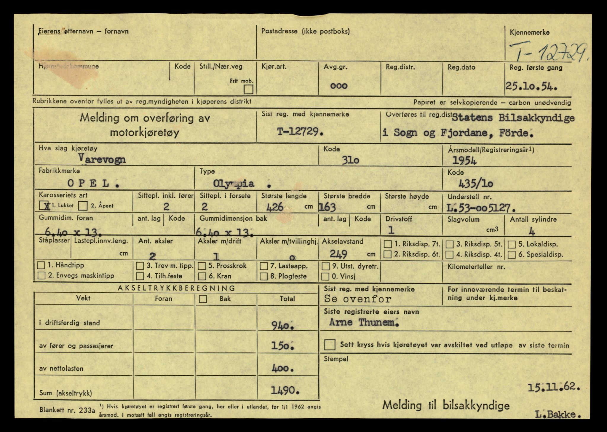 Møre og Romsdal vegkontor - Ålesund trafikkstasjon, AV/SAT-A-4099/F/Fe/L0035: Registreringskort for kjøretøy T 12653 - T 12829, 1927-1998, s. 1434