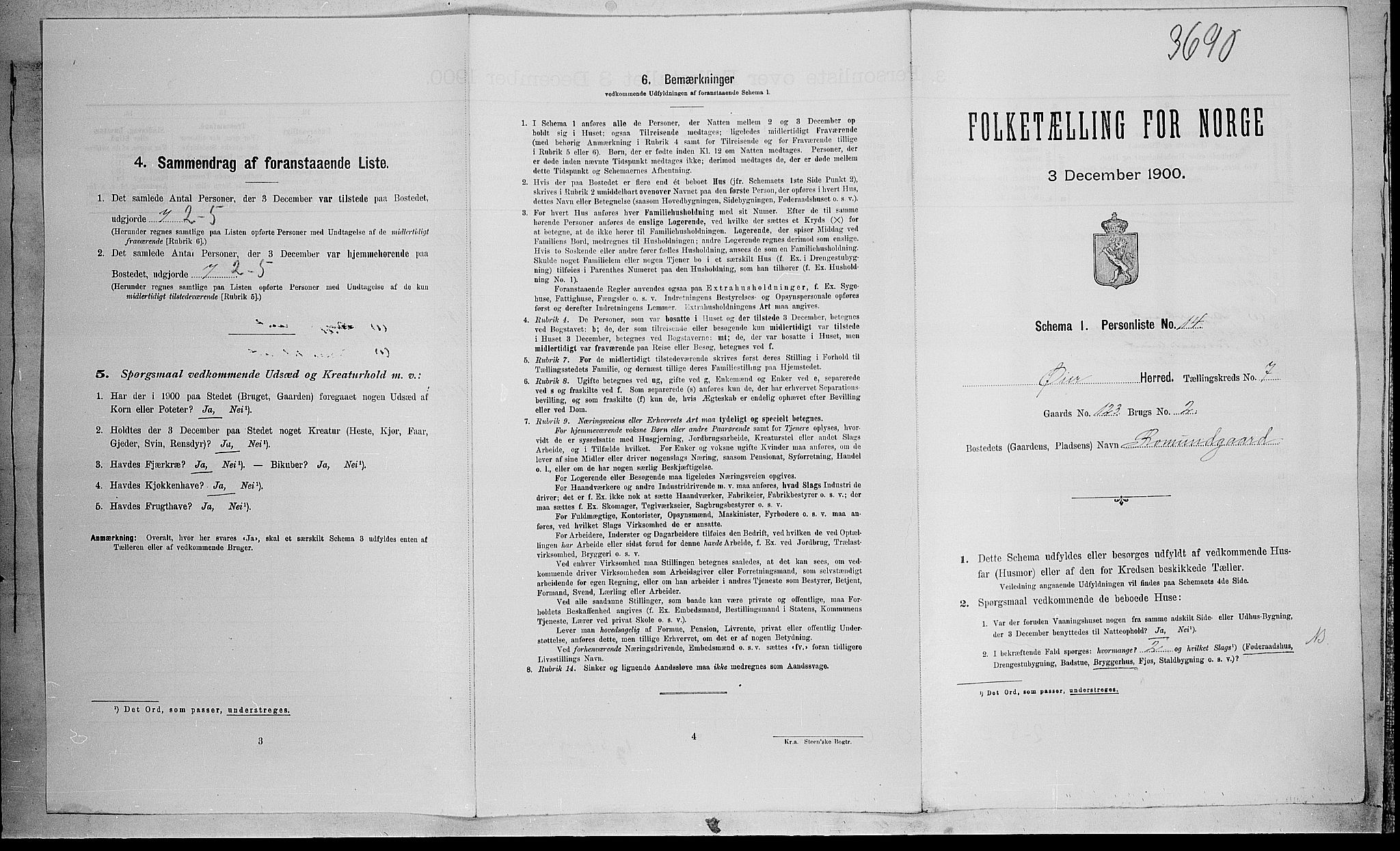 SAH, Folketelling 1900 for 0521 Øyer herred, 1900, s. 937