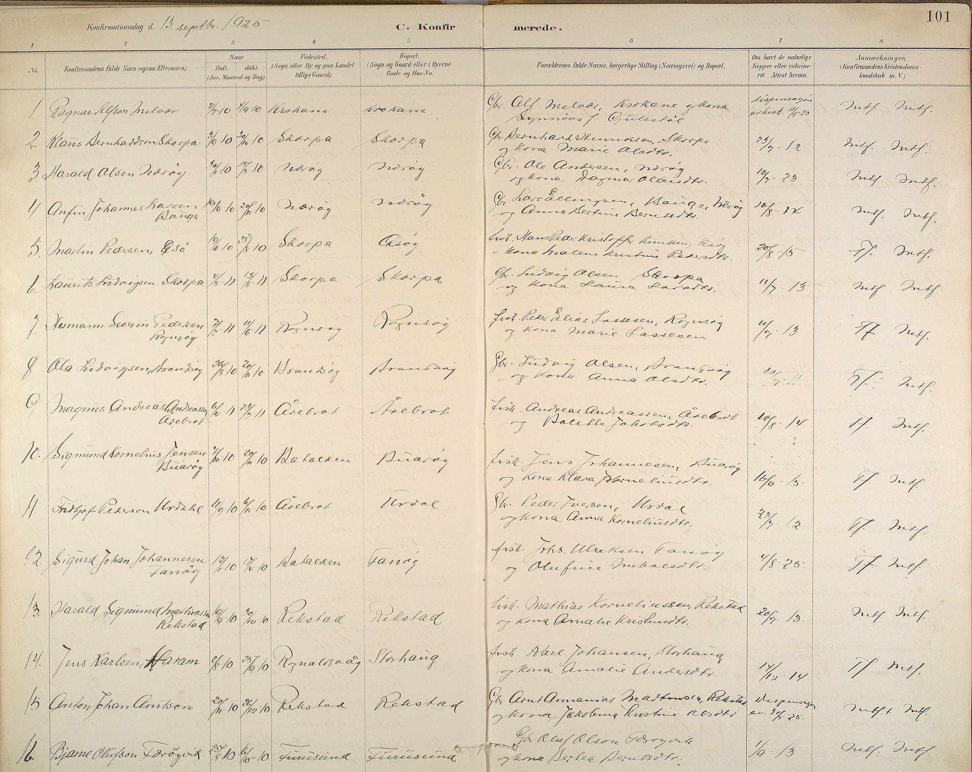 Kinn sokneprestembete, AV/SAB-A-80801/H/Haa/Haab/L0006: Ministerialbok nr. B 6, 1883-1925, s. 101