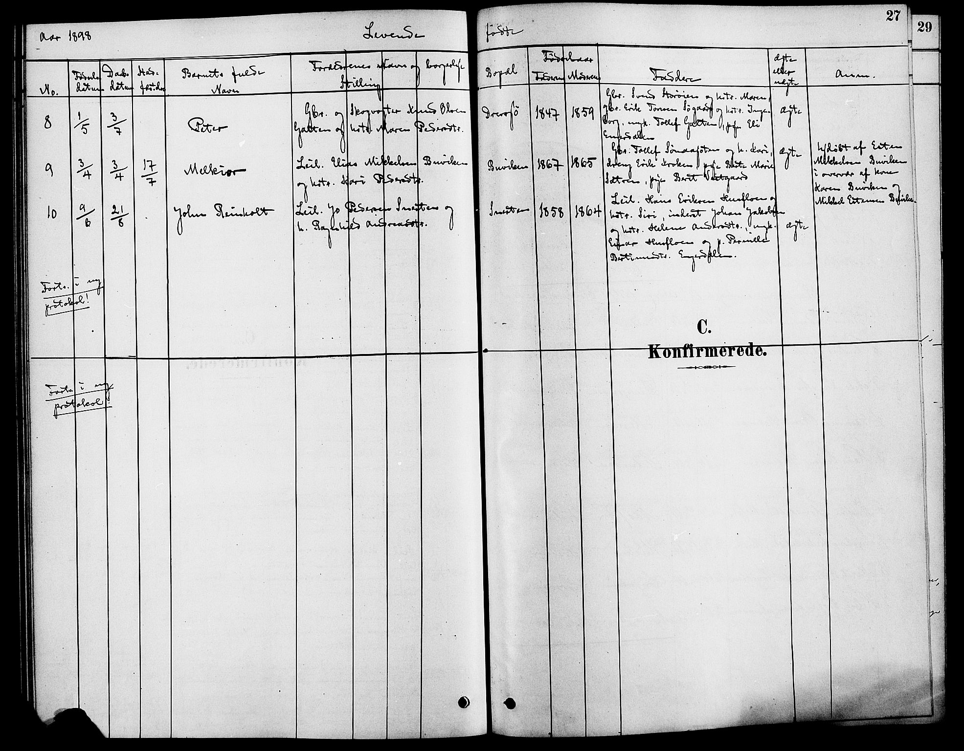 Rendalen prestekontor, SAH/PREST-054/H/Ha/Haa/L0007: Ministerialbok nr. 7, 1878-1898, s. 27