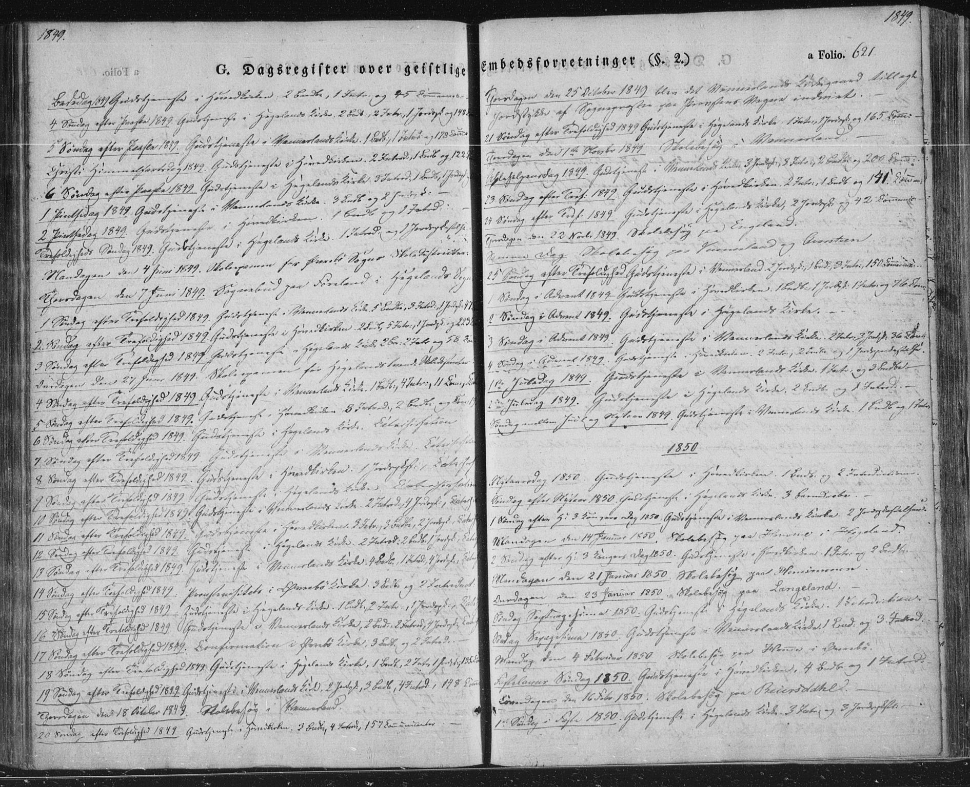 Vennesla sokneprestkontor, SAK/1111-0045/Fa/Fac/L0004: Ministerialbok nr. A 4, 1834-1855, s. 621