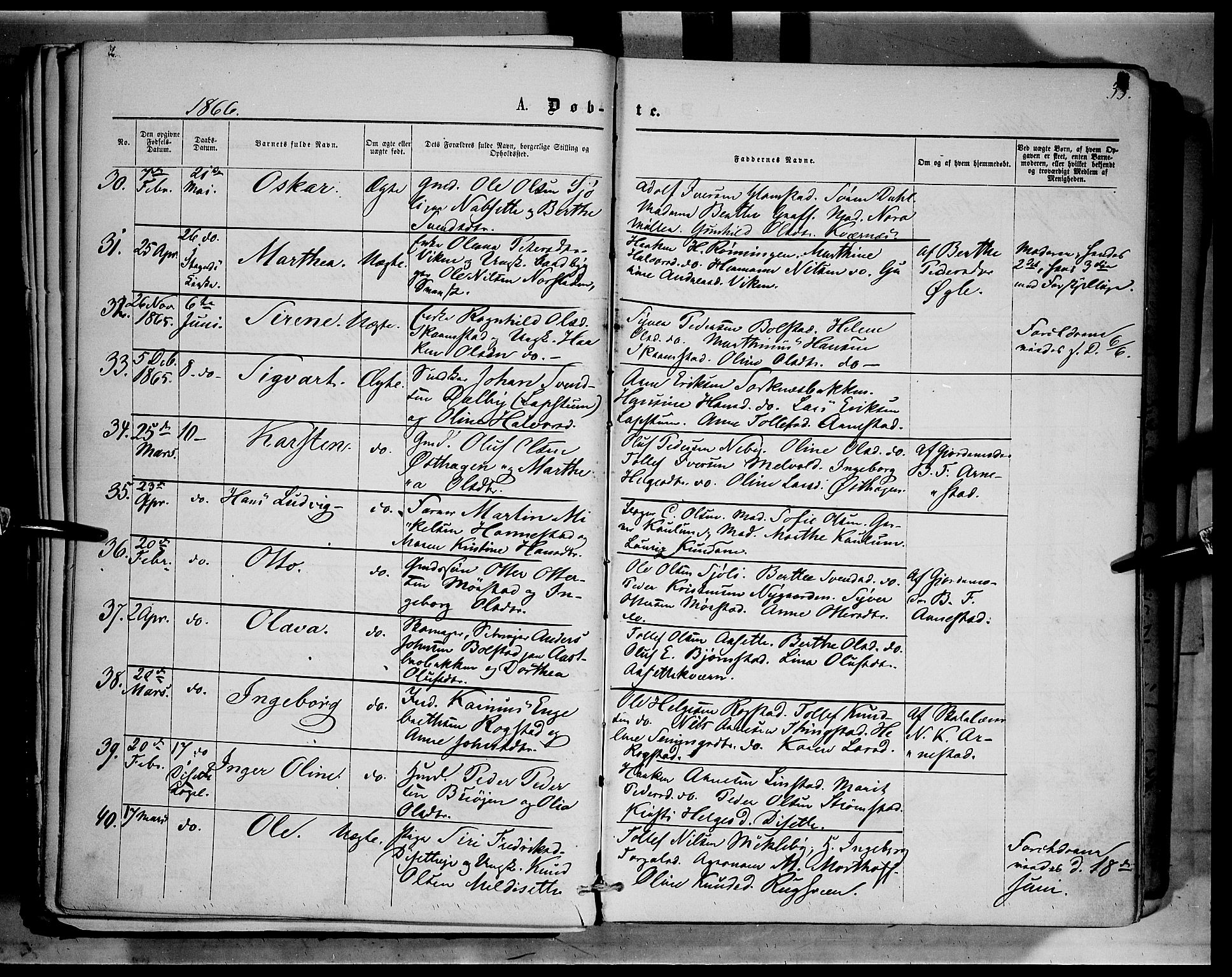 Åmot prestekontor, Hedmark, AV/SAH-PREST-056/H/Ha/Haa/L0008: Ministerialbok nr. 8, 1862-1875, s. 33