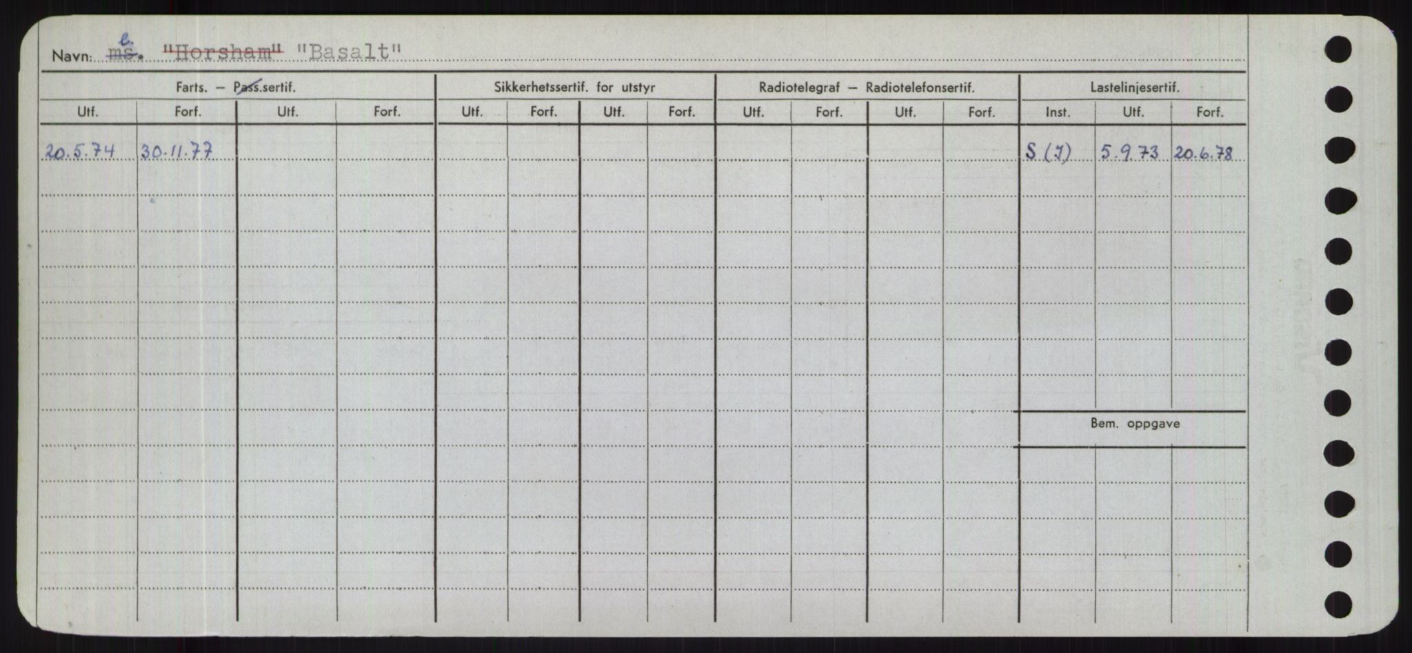 Sjøfartsdirektoratet med forløpere, Skipsmålingen, RA/S-1627/H/Hd/L0003: Fartøy, B-Bev, s. 346