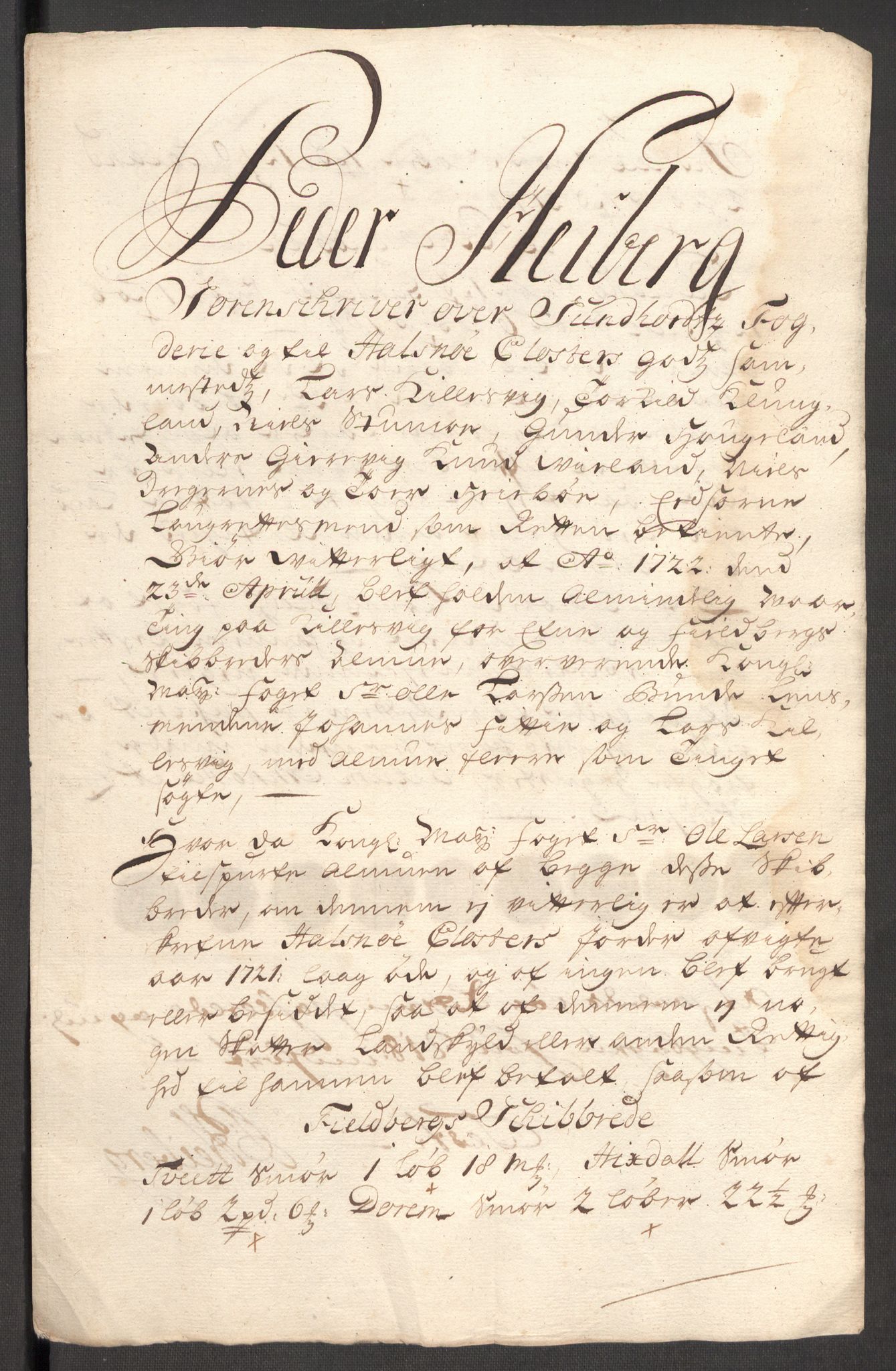 Rentekammeret inntil 1814, Reviderte regnskaper, Fogderegnskap, AV/RA-EA-4092/R48/L3000: Fogderegnskap Sunnhordland og Hardanger, 1721, s. 400