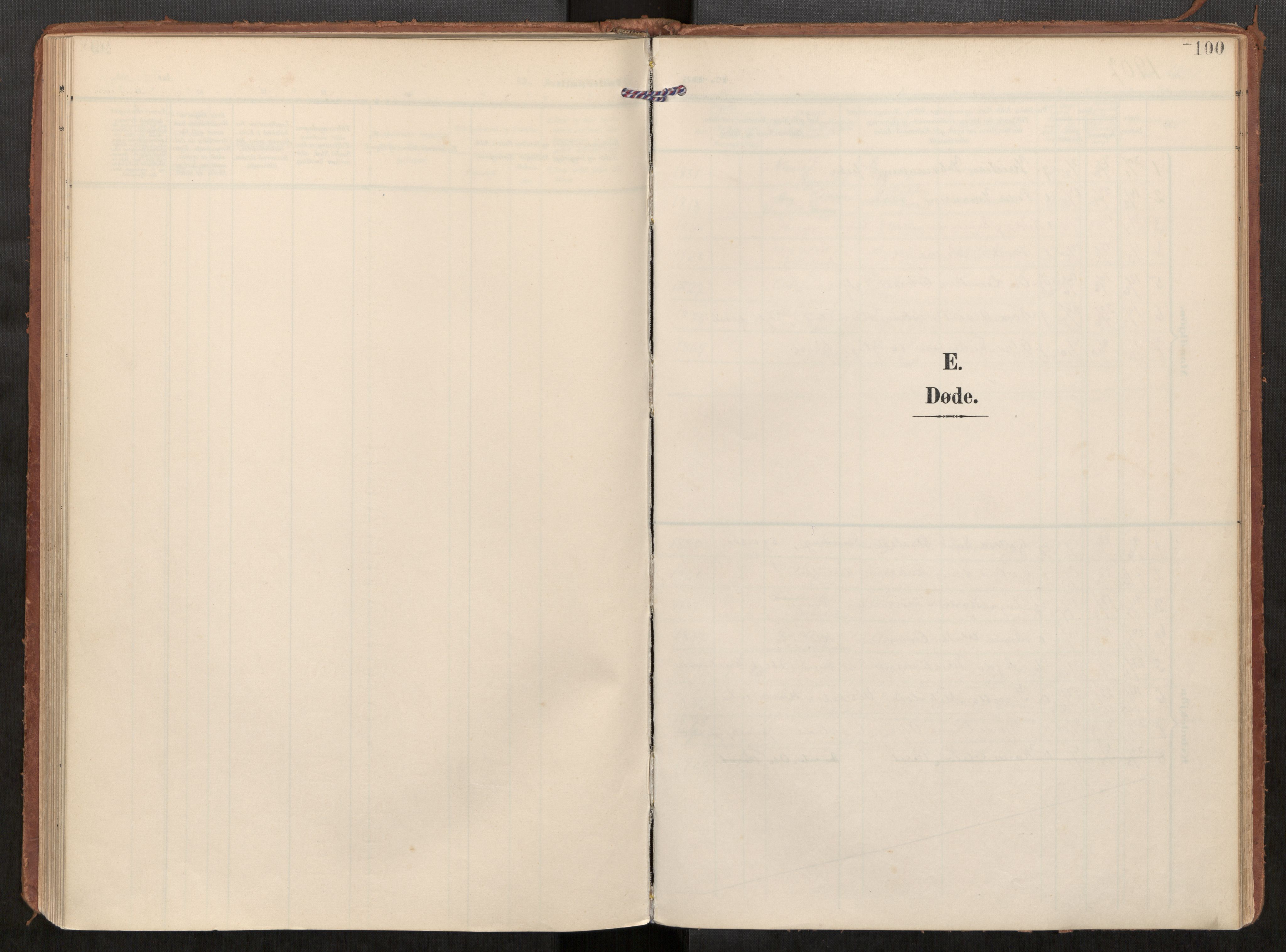 Steinkjer sokneprestkontor, SAT/A-1541/01/H/Ha/Haa/L0002: Ministerialbok nr. 2, 1907-1917, s. 100