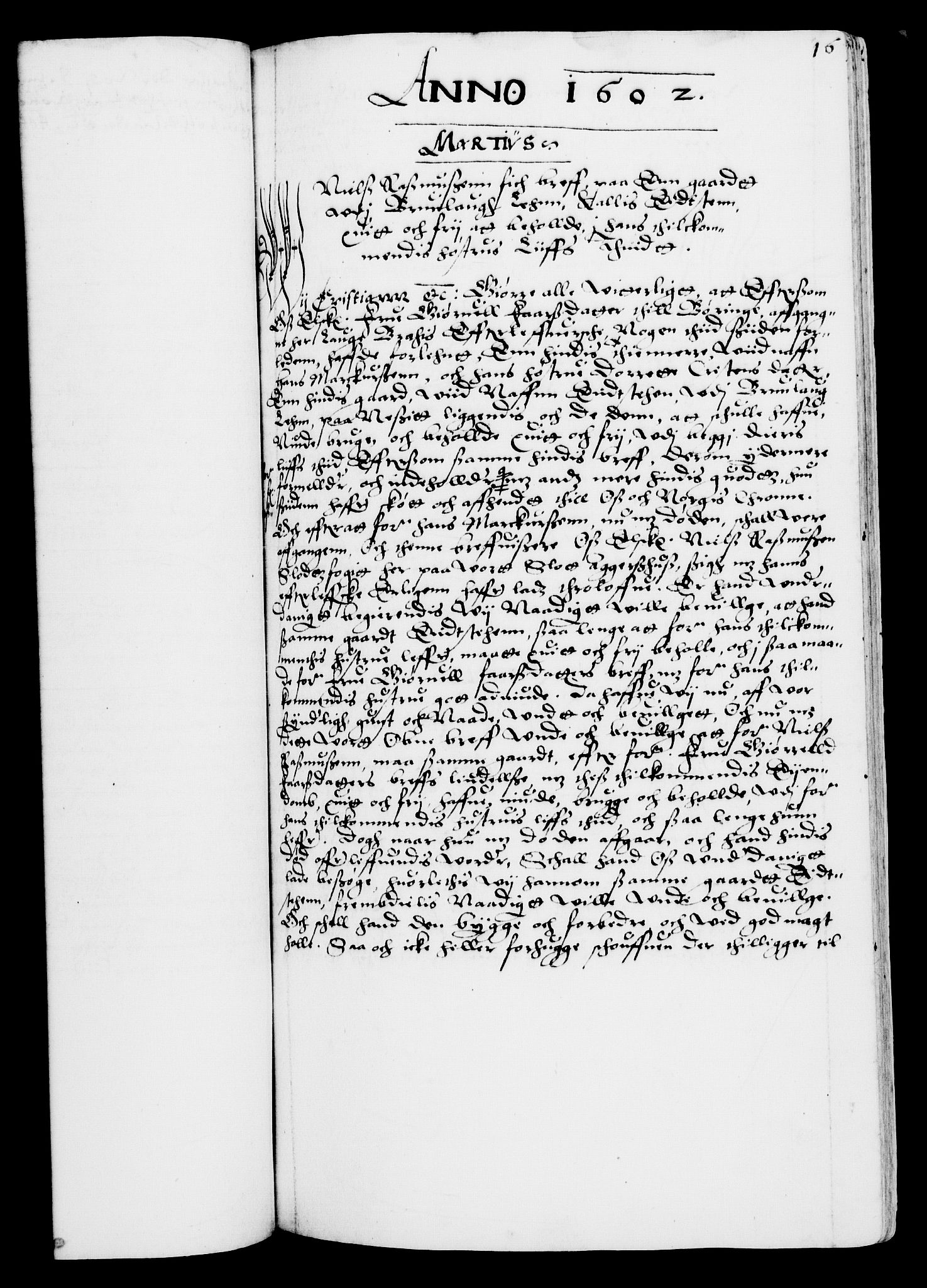 Danske Kanselli 1572-1799, RA/EA-3023/F/Fc/Fca/Fcaa/L0003: Norske registre (mikrofilm), 1596-1616, s. 167a