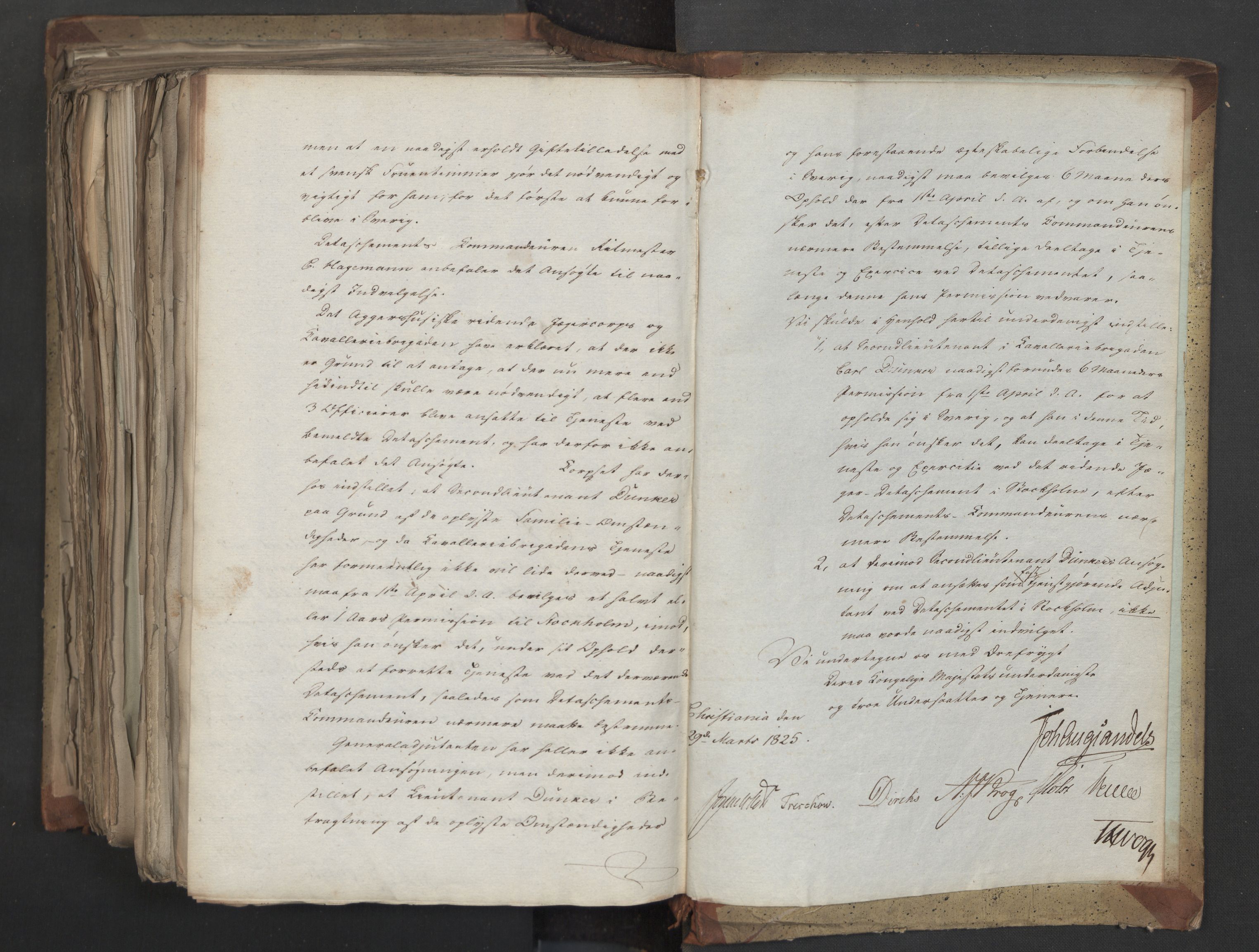 Statsrådsavdelingen i Stockholm, AV/RA-S-1003/D/Da/L0041: Regjeringsinnstillinger nr. 2204-2466, 1825, s. 703