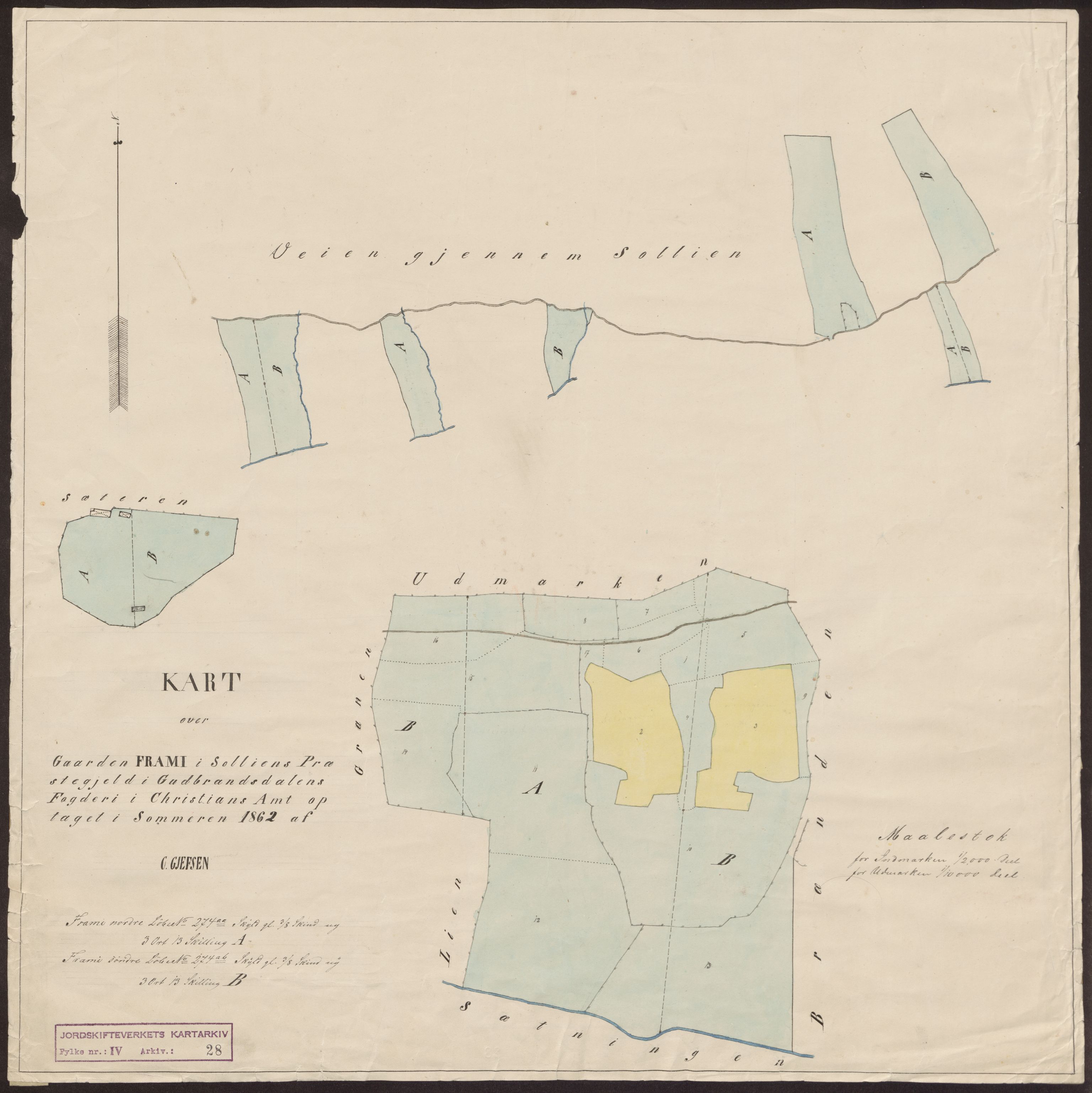 Jordskifteverkets kartarkiv, AV/RA-S-3929/T, 1859-1988, s. 71