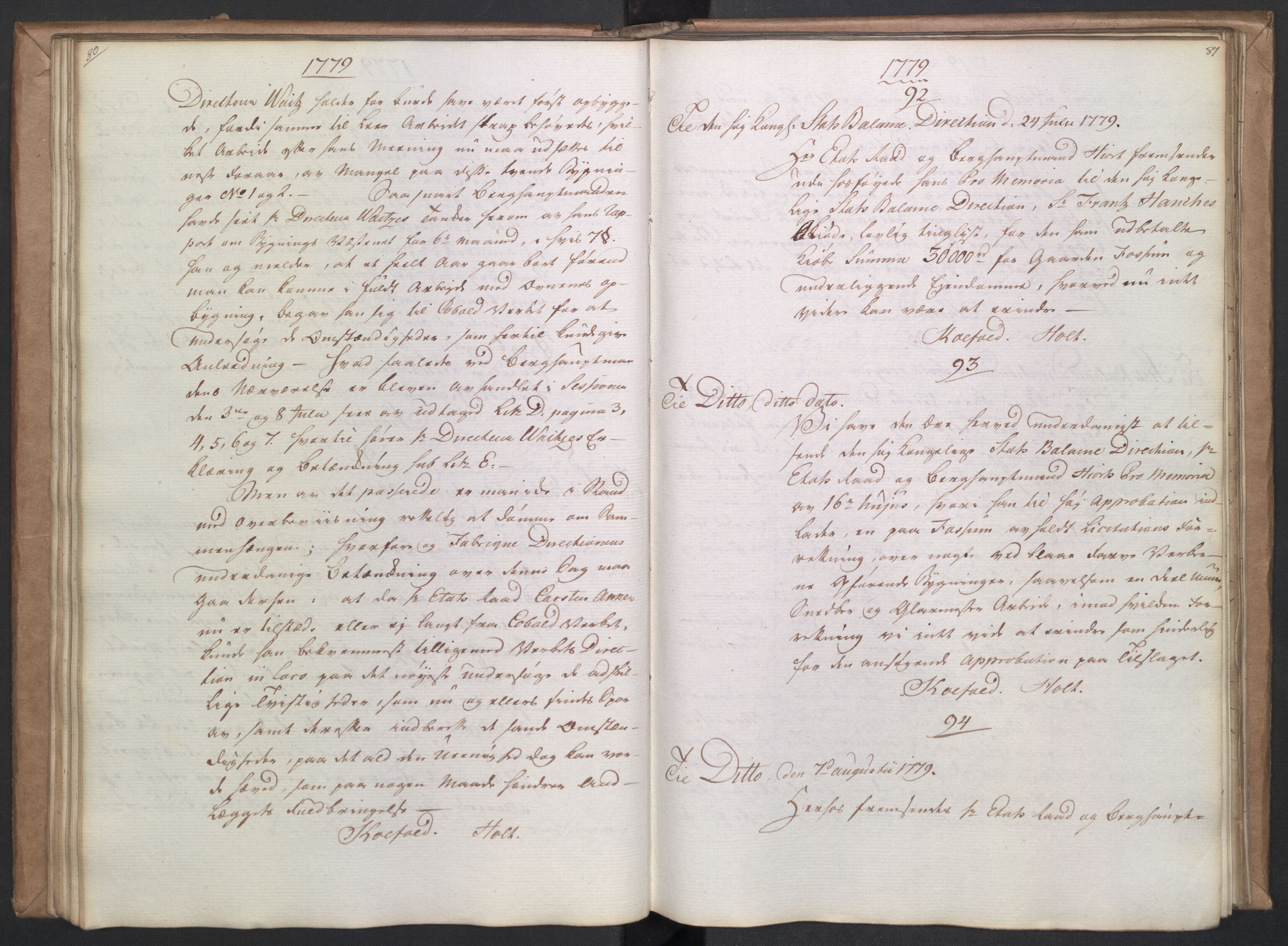 Rentekammeret, Renteskriverkontorene, AV/RA-EA-3115/O/Om/Oma/L0001: Kopibok, 1776-1782, s. 80-81