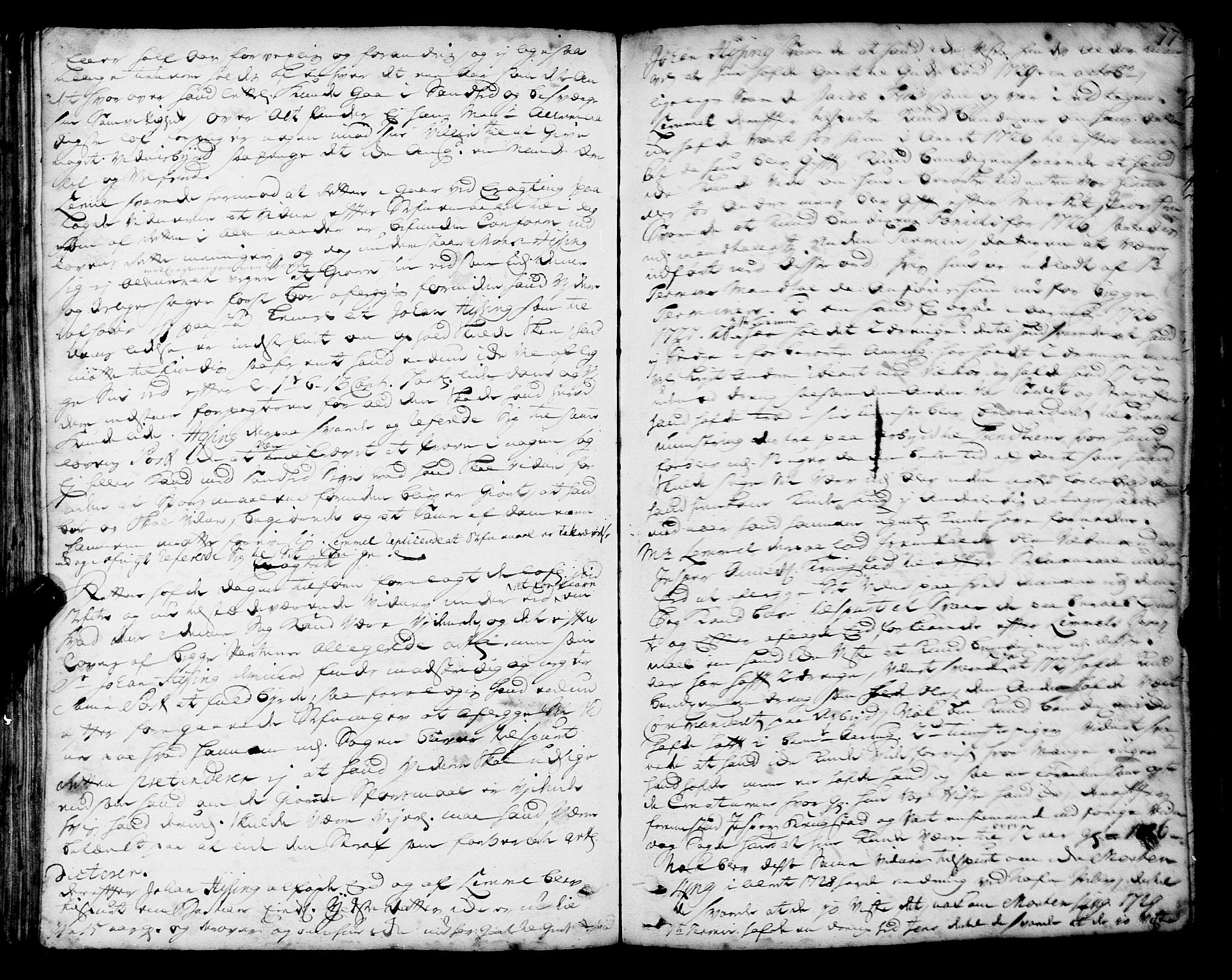 Romsdal sorenskriveri, SAT/A-4149/1/1/1A/L0010: Tingbok, 1728-1732, s. 77