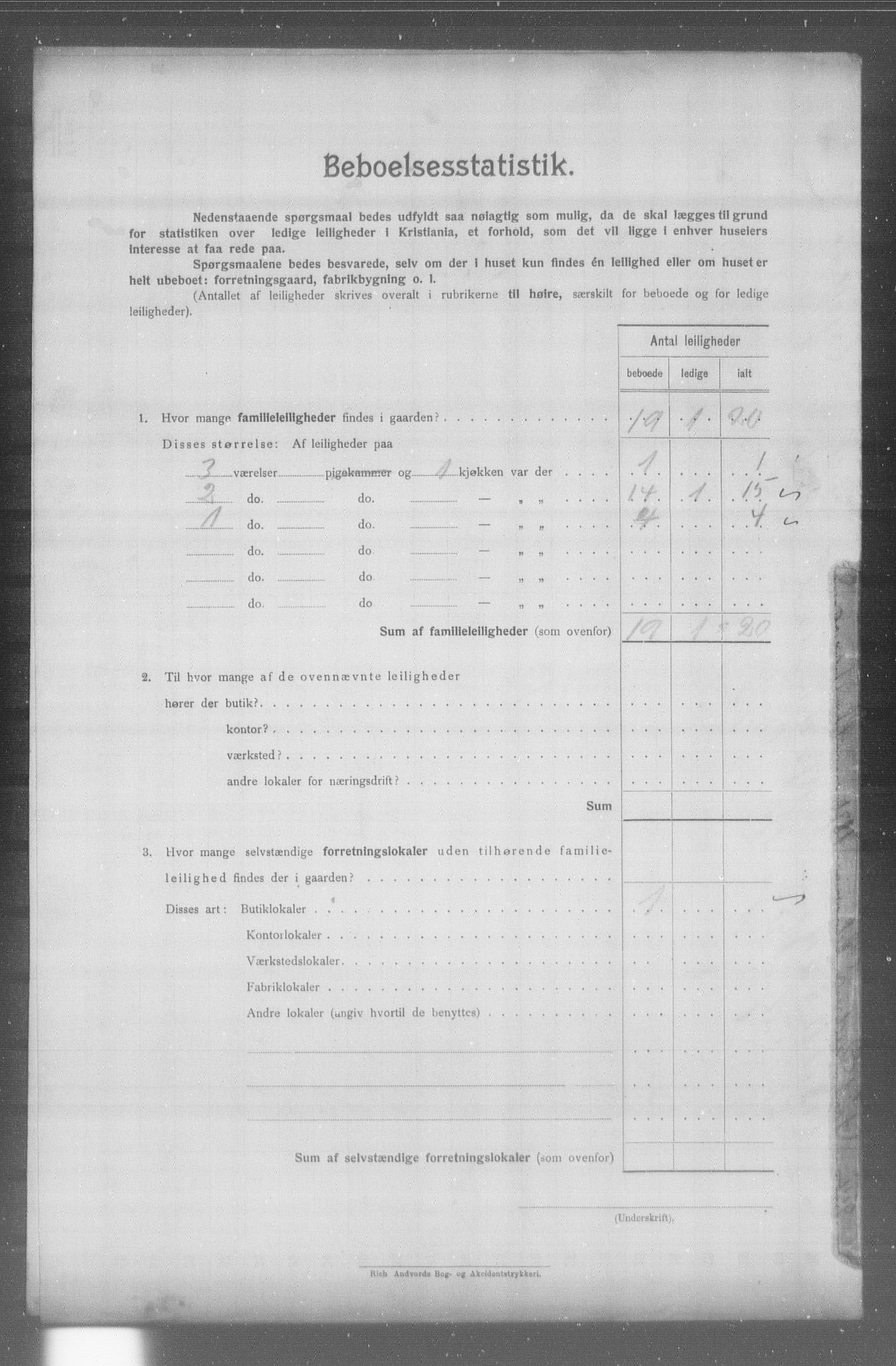 OBA, Kommunal folketelling 31.12.1904 for Kristiania kjøpstad, 1904, s. 22938