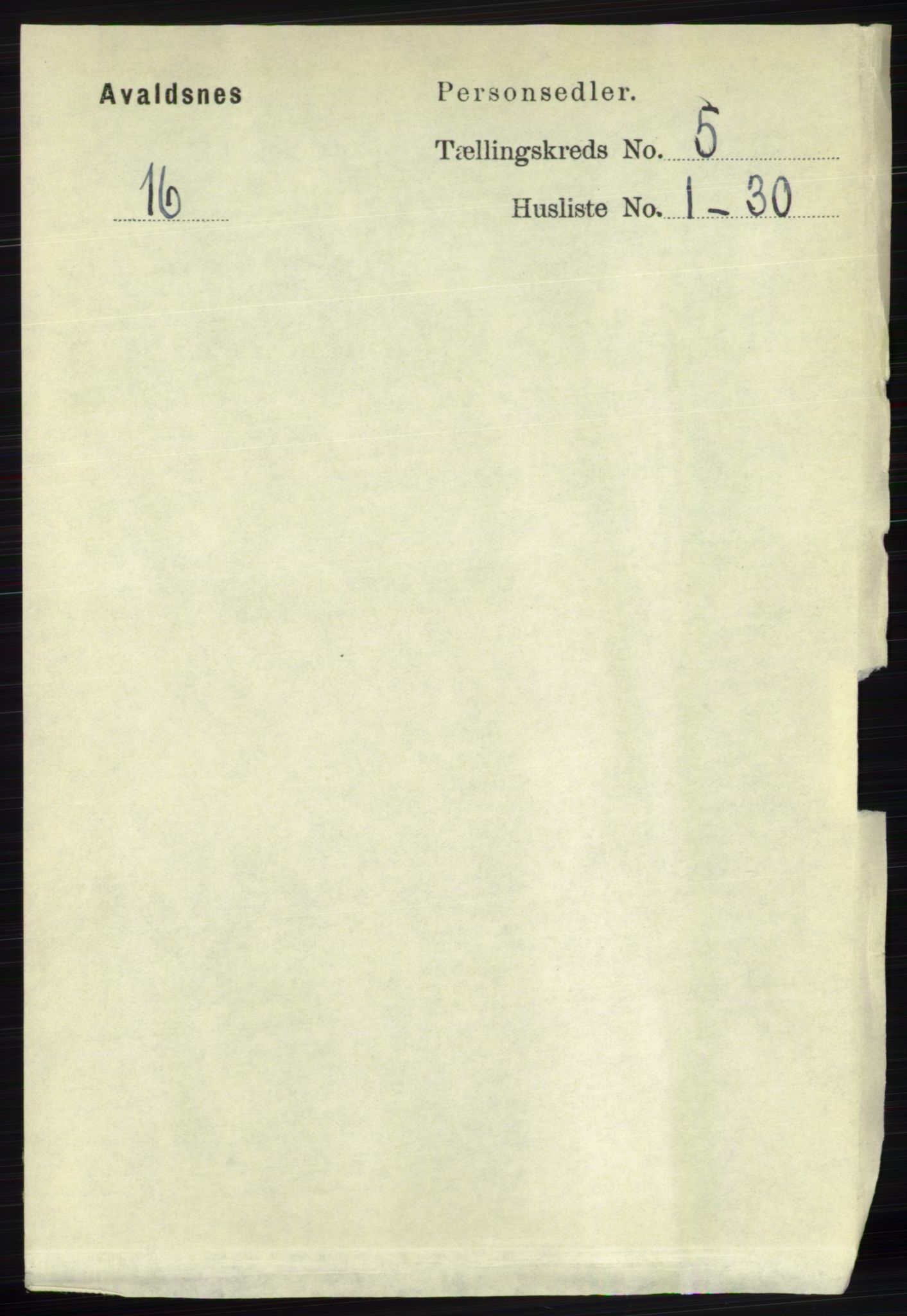 RA, Folketelling 1891 for 1147 Avaldsnes herred, 1891, s. 3020