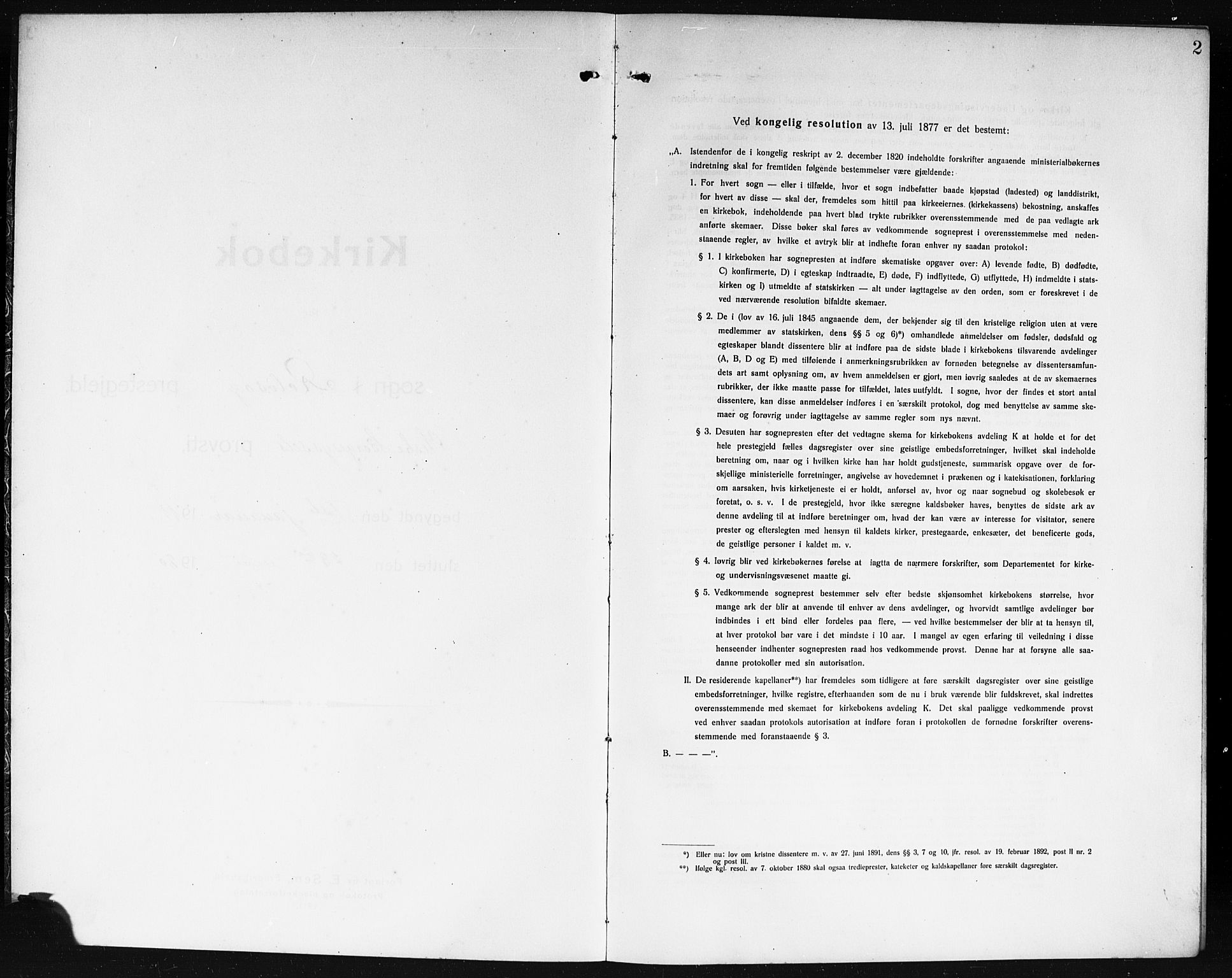 Rolvsøy prestekontor Kirkebøker, SAO/A-2004/G/Ga/L0001: Klokkerbok nr. 1, 1911-1920, s. 2