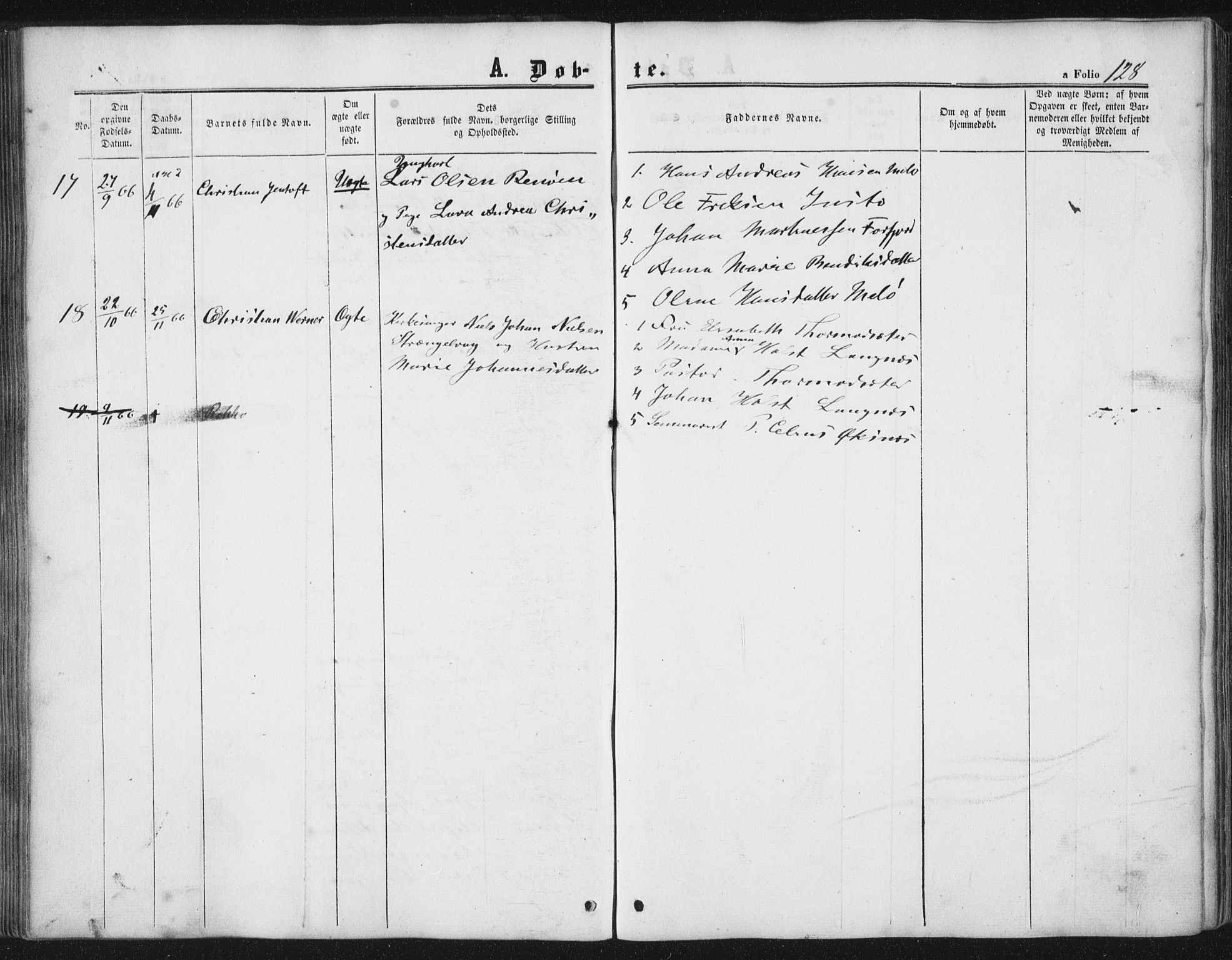 Ministerialprotokoller, klokkerbøker og fødselsregistre - Nordland, AV/SAT-A-1459/893/L1333: Ministerialbok nr. 893A06, 1858-1866, s. 128