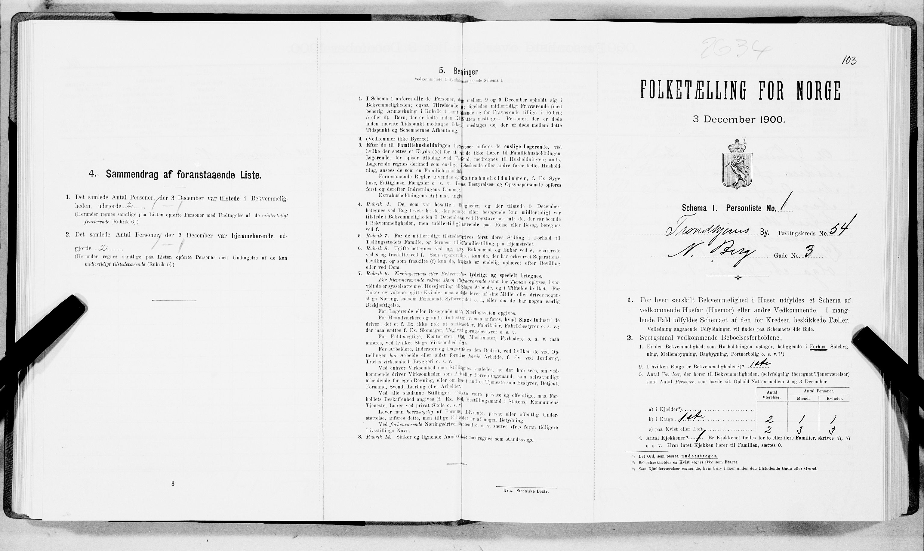 SAT, Folketelling 1900 for 1601 Trondheim kjøpstad, 1900, s. 9171