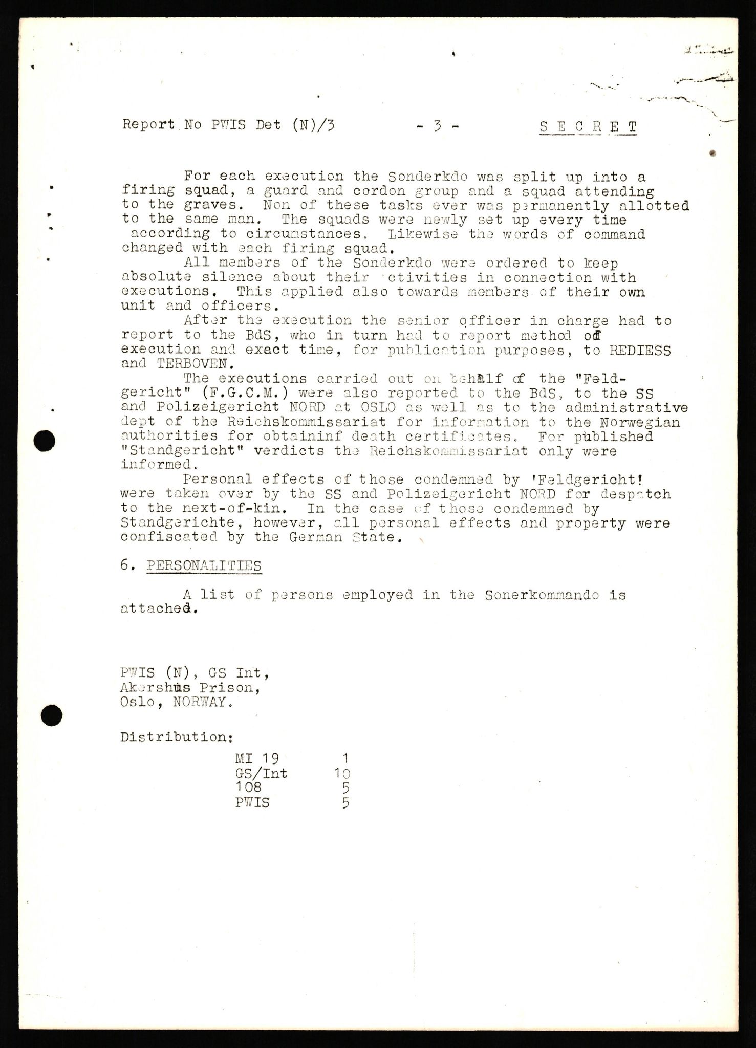 Forsvaret, Forsvarets overkommando II, RA/RAFA-3915/D/Db/L0038: CI Questionaires. Tyske okkupasjonsstyrker i Norge. Østerrikere., 1945-1946, s. 73