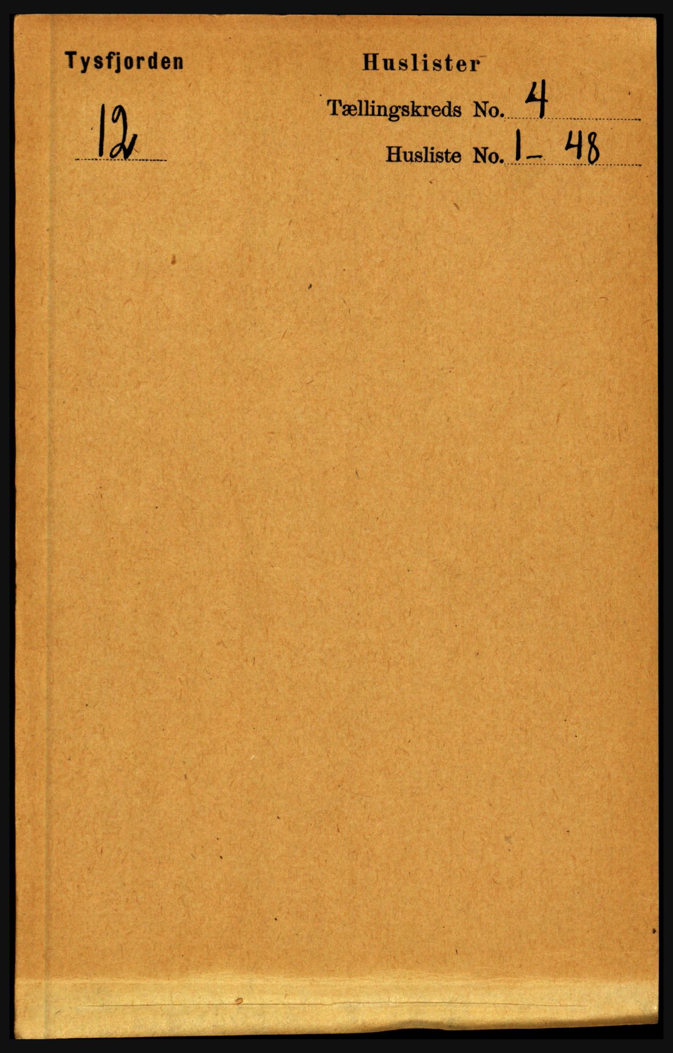 RA, Folketelling 1891 for 1850 Tysfjord herred, 1891, s. 1344