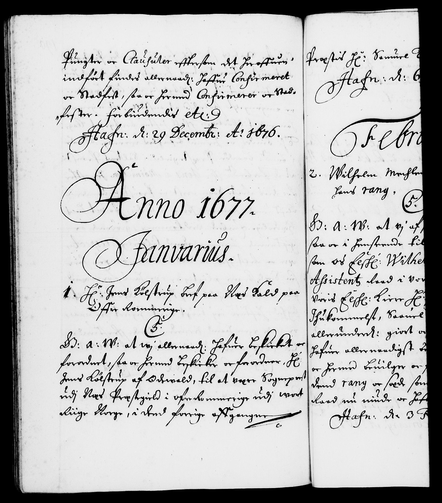 Danske Kanselli 1572-1799, RA/EA-3023/F/Fc/Fca/Fcaa/L0012: Norske registre (mikrofilm), 1674-1680, s. 190b
