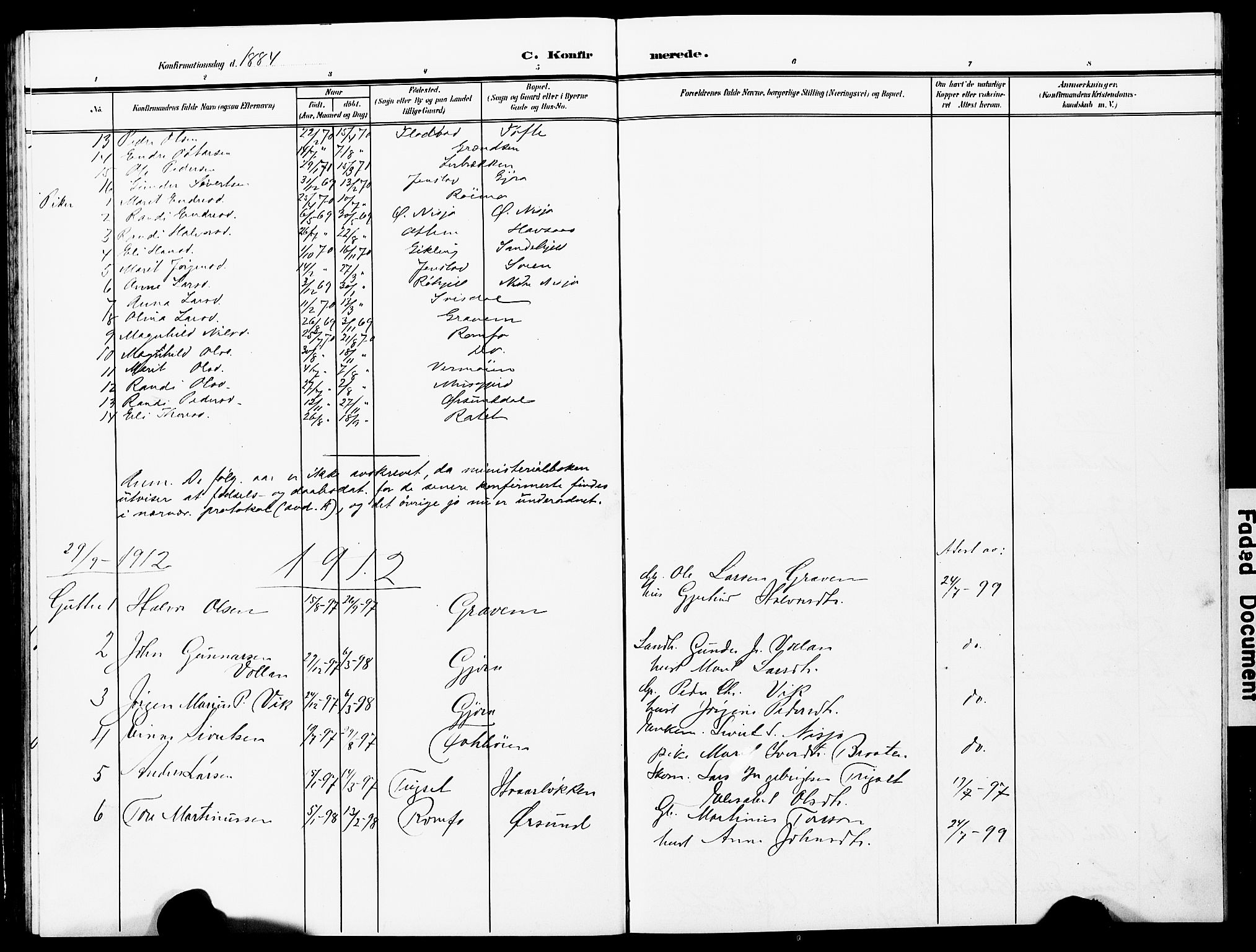 Ministerialprotokoller, klokkerbøker og fødselsregistre - Møre og Romsdal, AV/SAT-A-1454/591/L1020: Klokkerbok nr. 591C01, 1869-1930