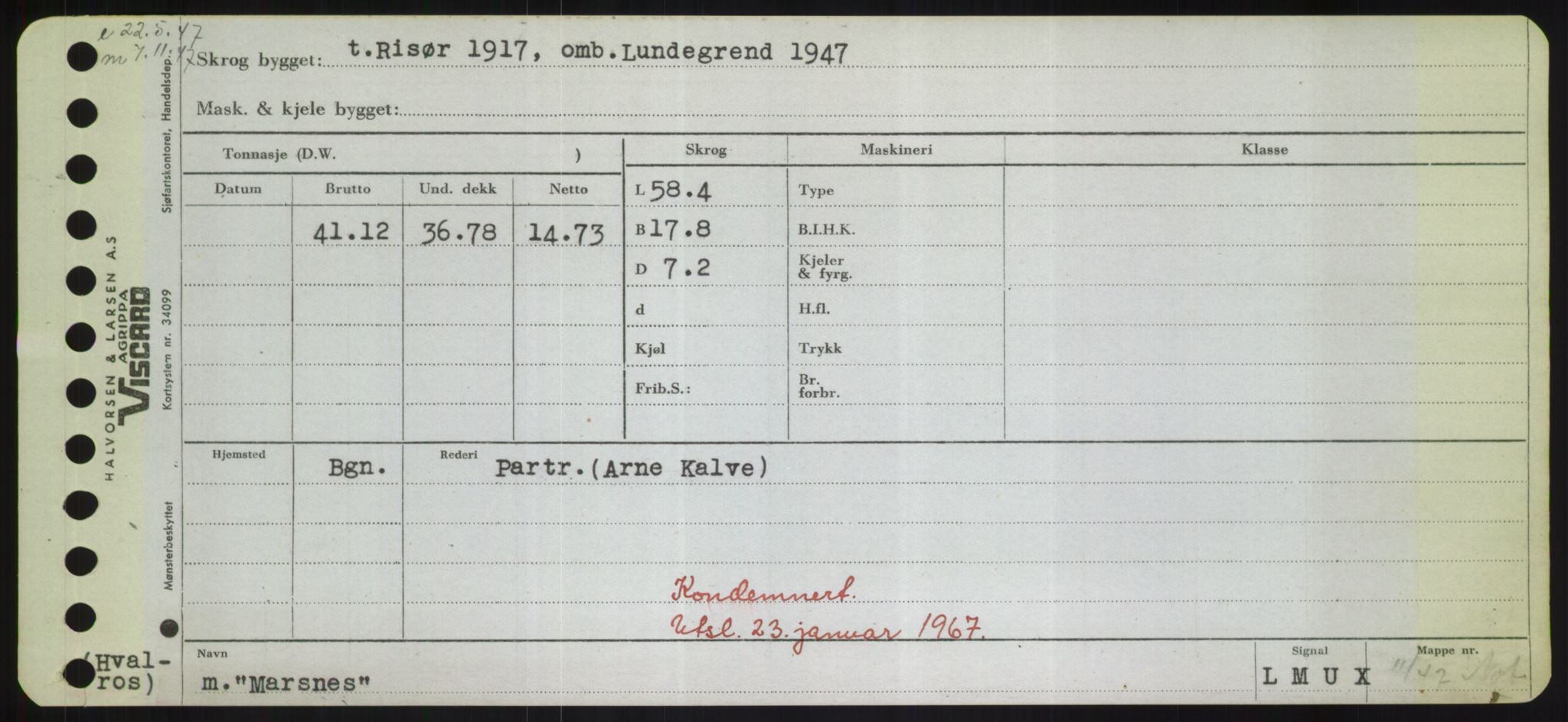 Sjøfartsdirektoratet med forløpere, Skipsmålingen, AV/RA-S-1627/H/Hd/L0024: Fartøy, M-Mim, s. 329