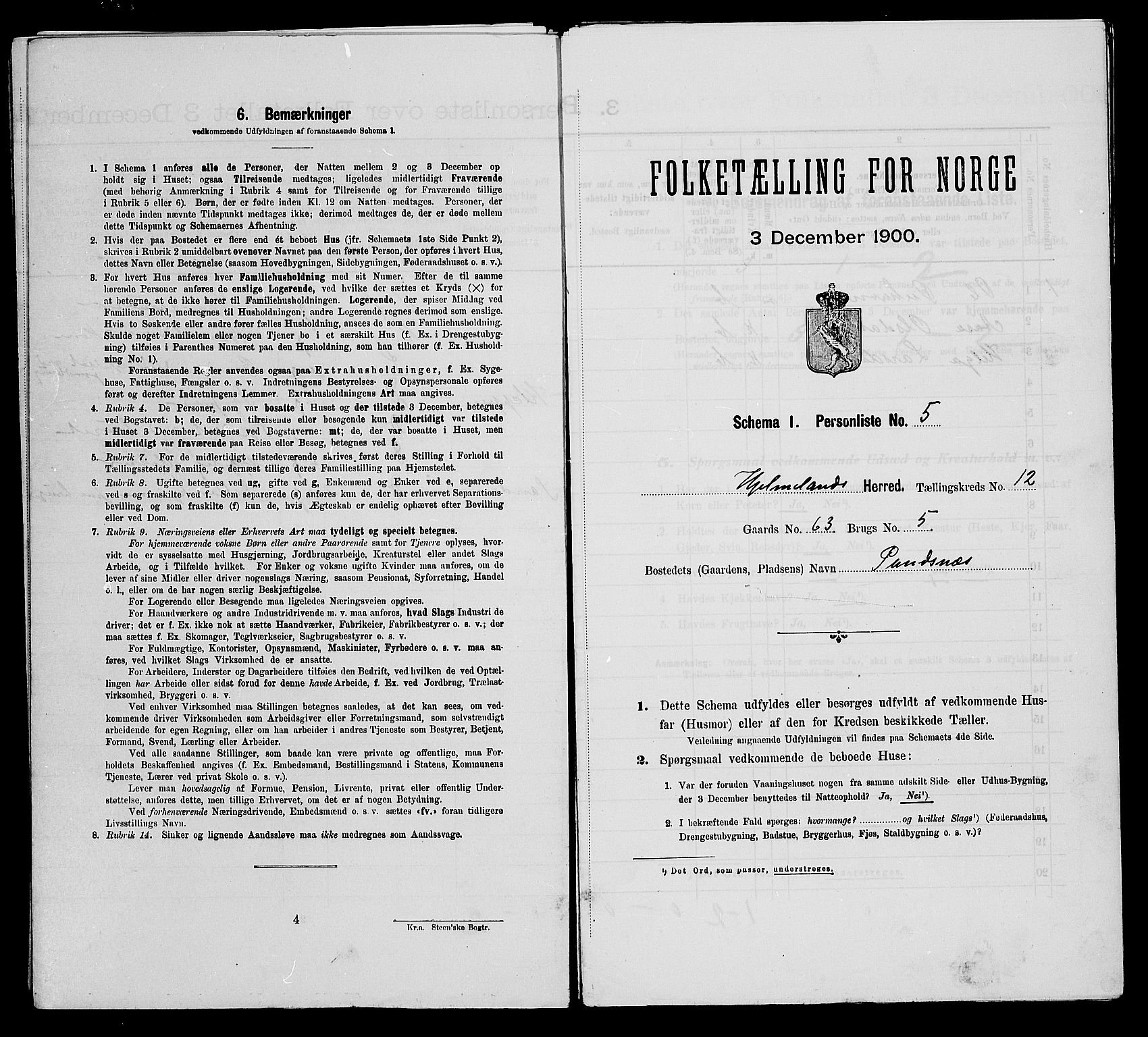 SAST, Folketelling 1900 for 1133 Hjelmeland herred, 1900, s. 711