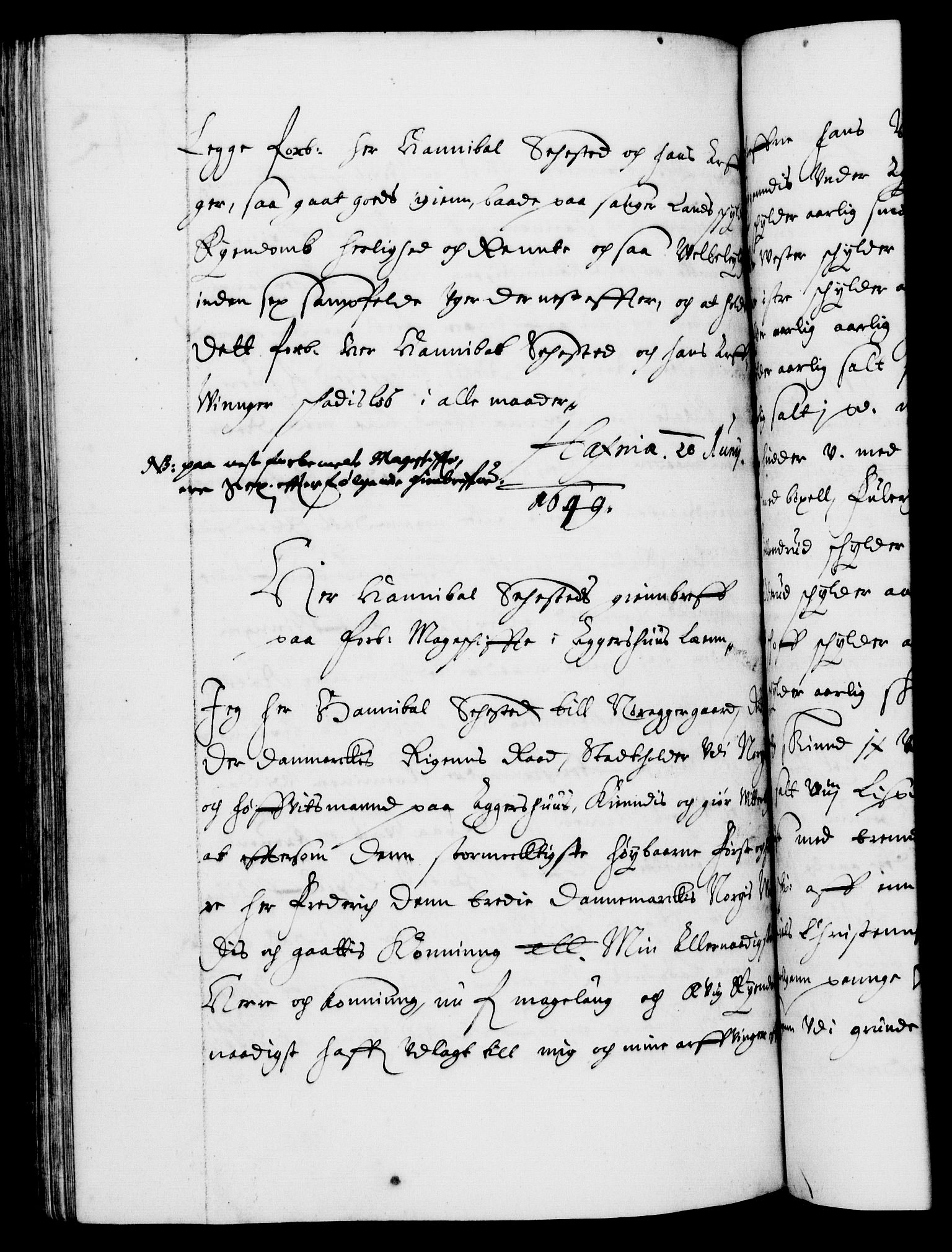 Danske Kanselli 1572-1799, RA/EA-3023/F/Fc/Fca/Fcaa/L0007: Norske registre (mikrofilm), 1648-1650, s. 442b