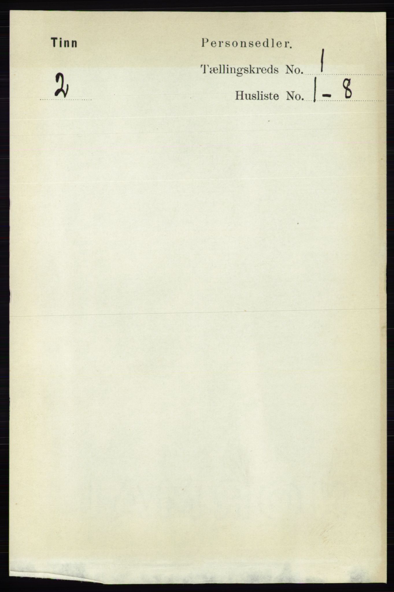 RA, Folketelling 1891 for 0826 Tinn herred, 1891, s. 46