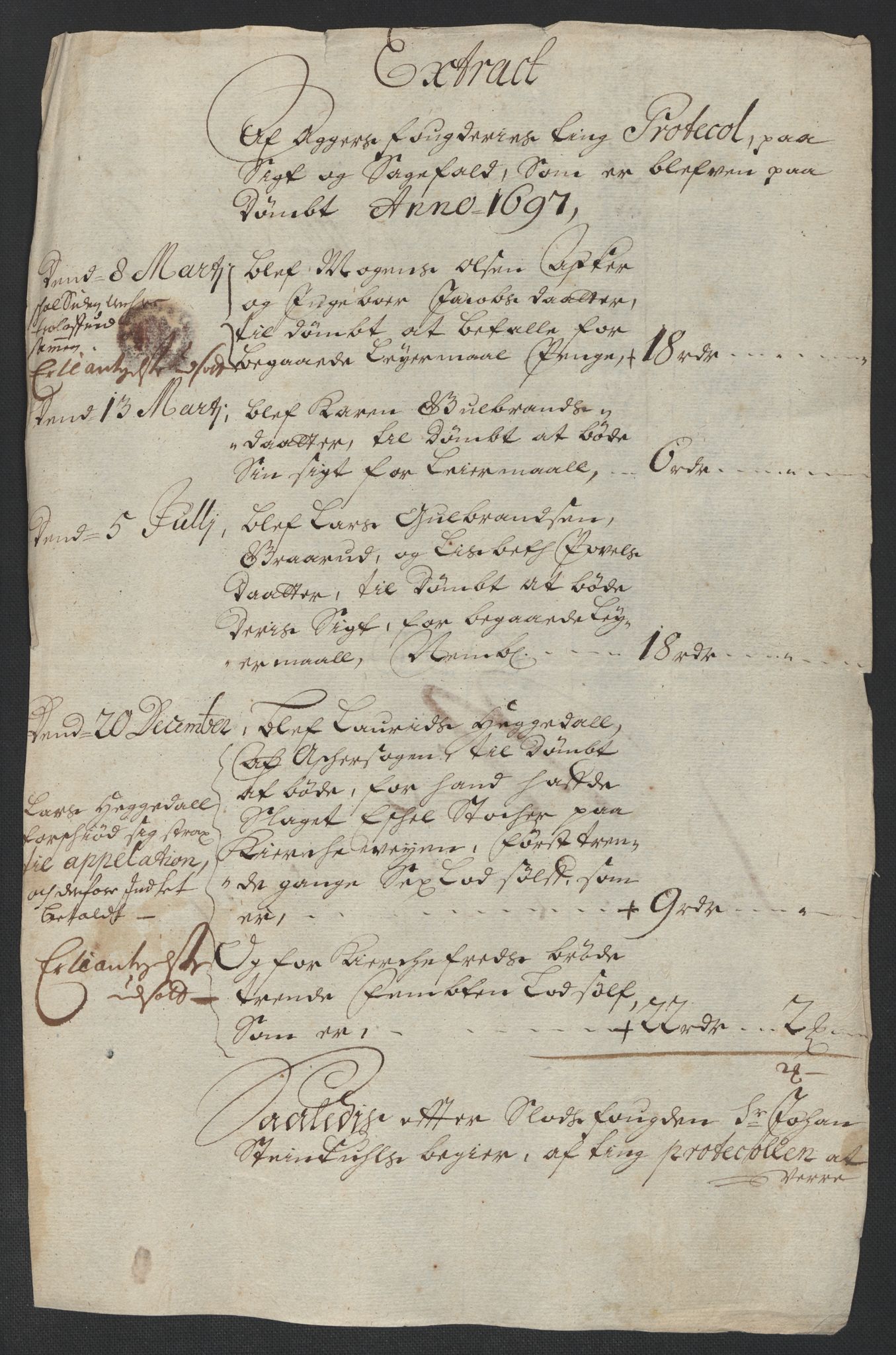 Rentekammeret inntil 1814, Reviderte regnskaper, Fogderegnskap, RA/EA-4092/R10/L0440: Fogderegnskap Aker og Follo, 1696-1697, s. 365