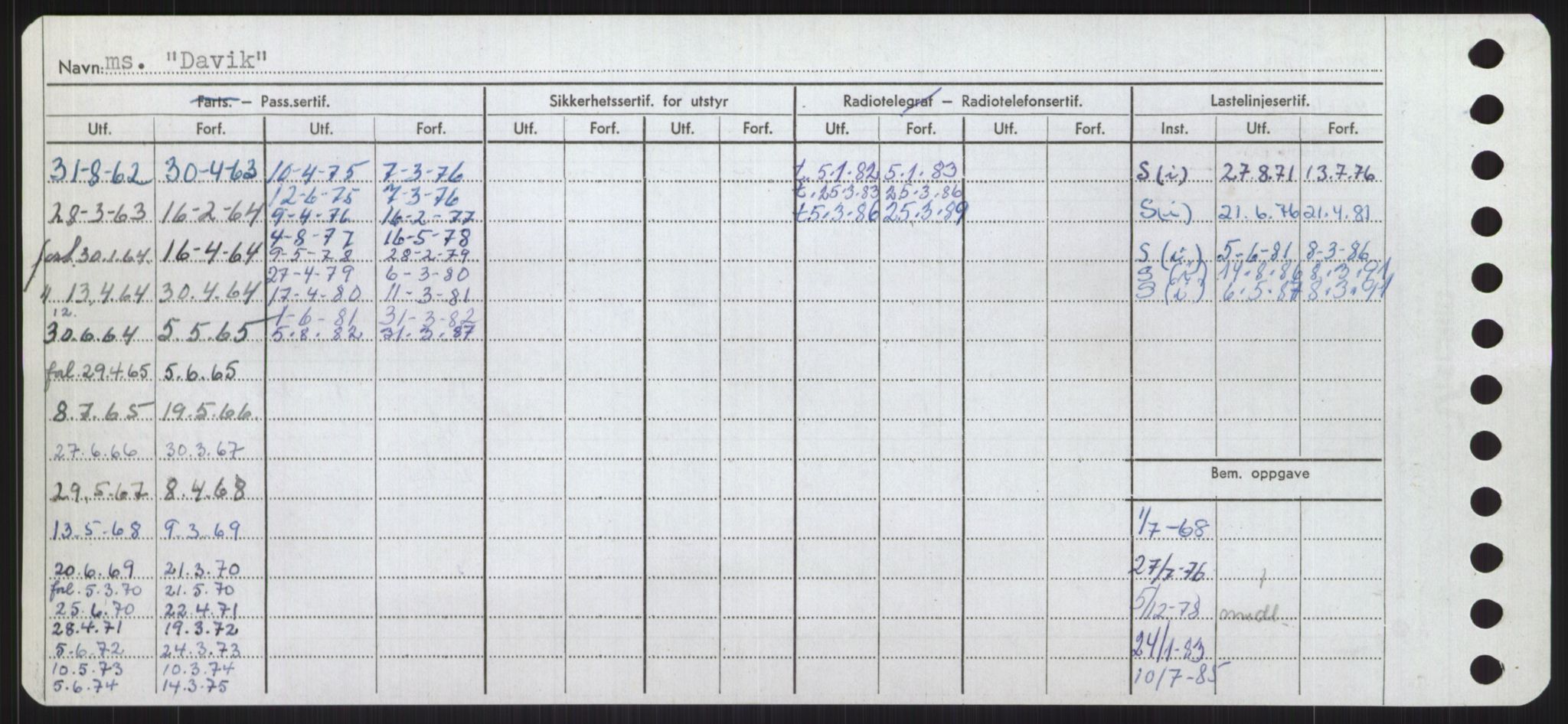 Sjøfartsdirektoratet med forløpere, Skipsmålingen, RA/S-1627/H/Ha/L0001/0002: Fartøy, A-Eig / Fartøy Bjør-Eig, s. 772