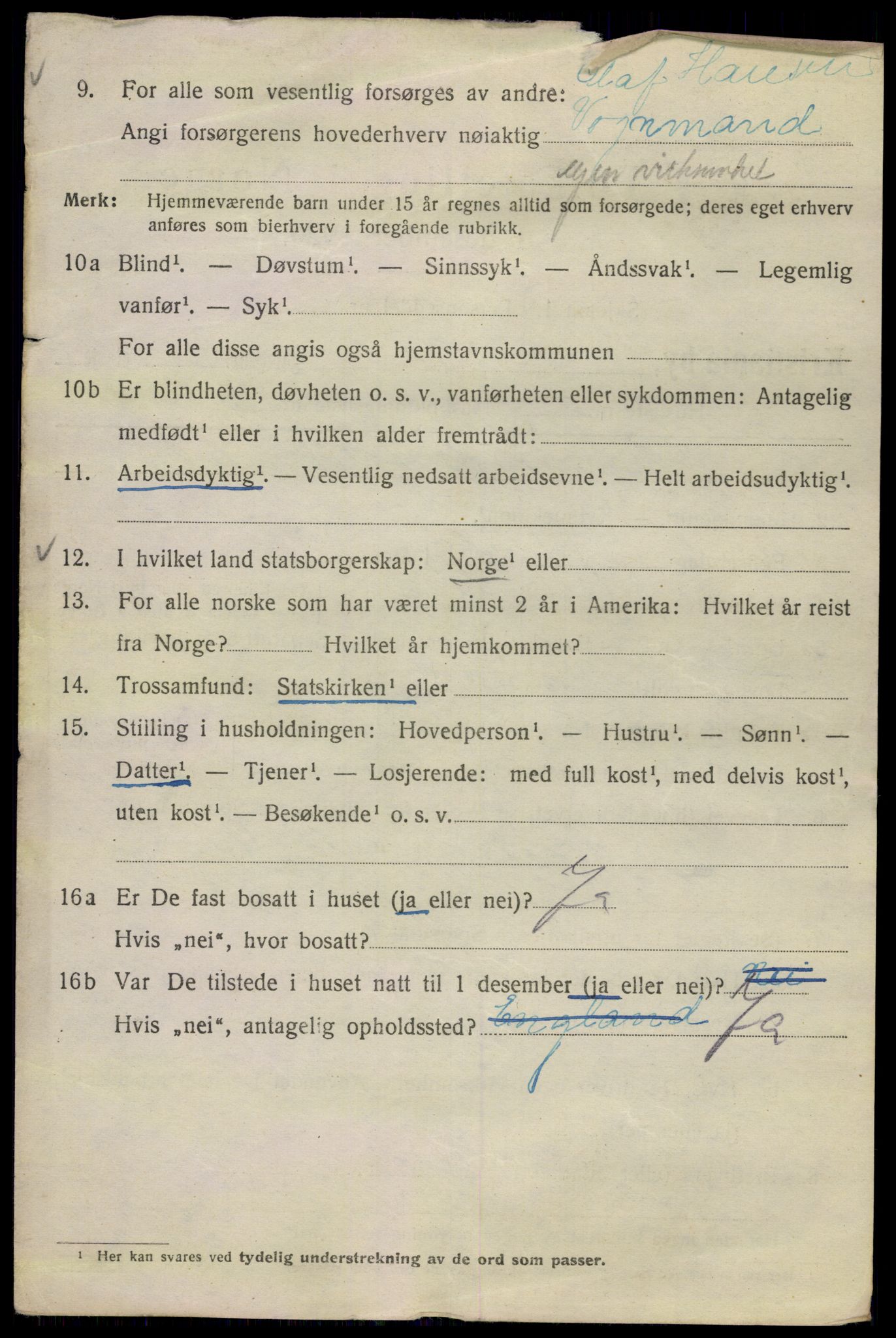 SAO, Folketelling 1920 for 0301 Kristiania kjøpstad, 1920, s. 598374