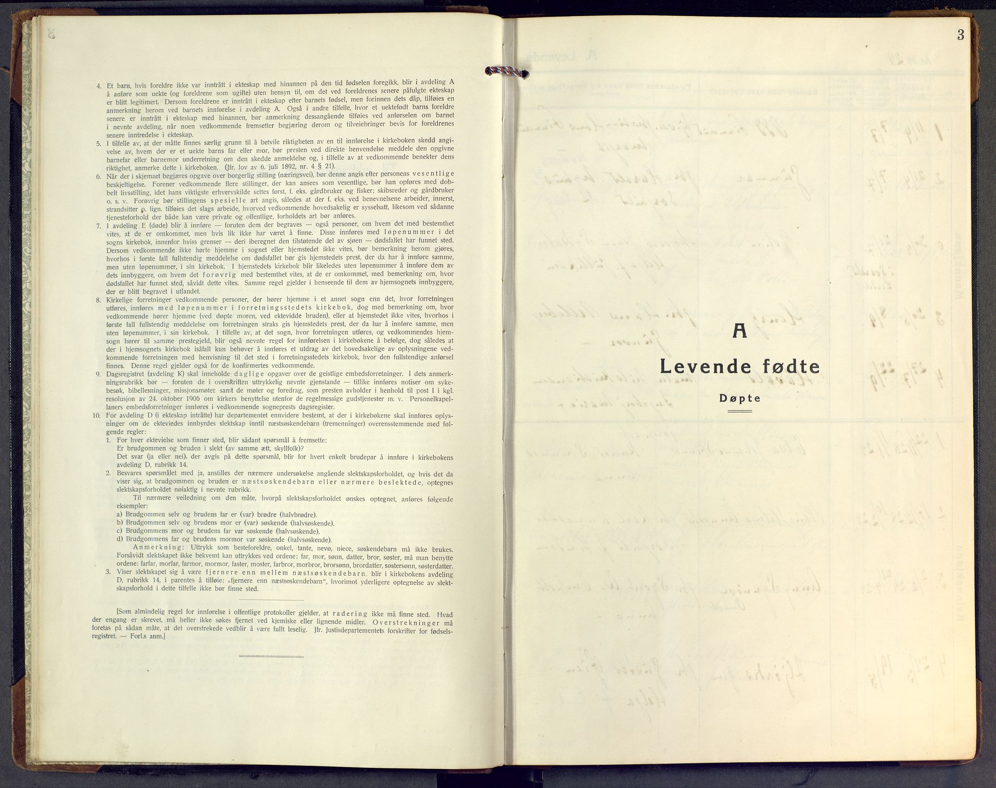 Sandsvær kirkebøker, SAKO/A-244/F/Fb/L0003: Ministerialbok nr. II 3, 1929-1956, s. 3
