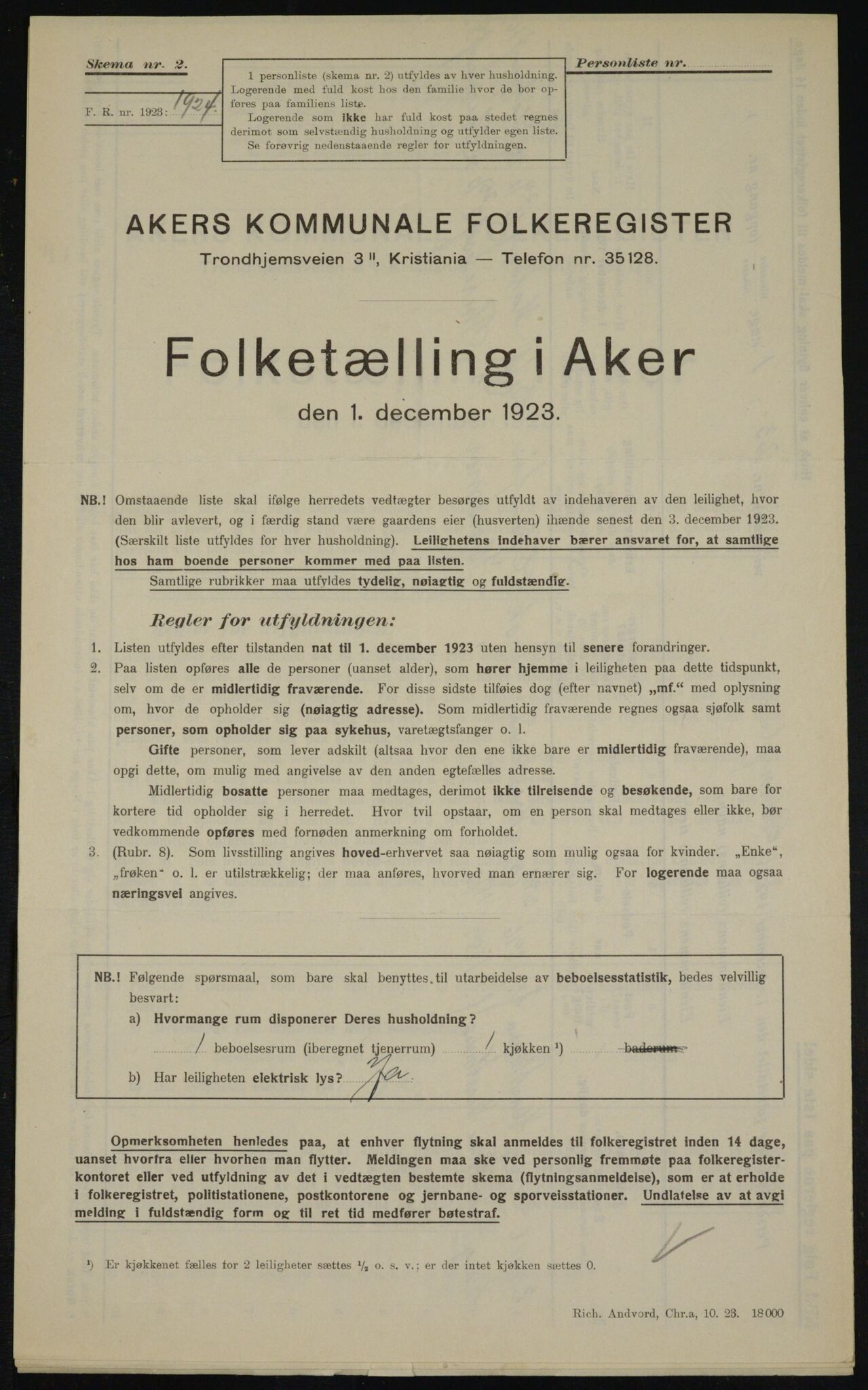 , Kommunal folketelling 1.12.1923 for Aker, 1923, s. 20555