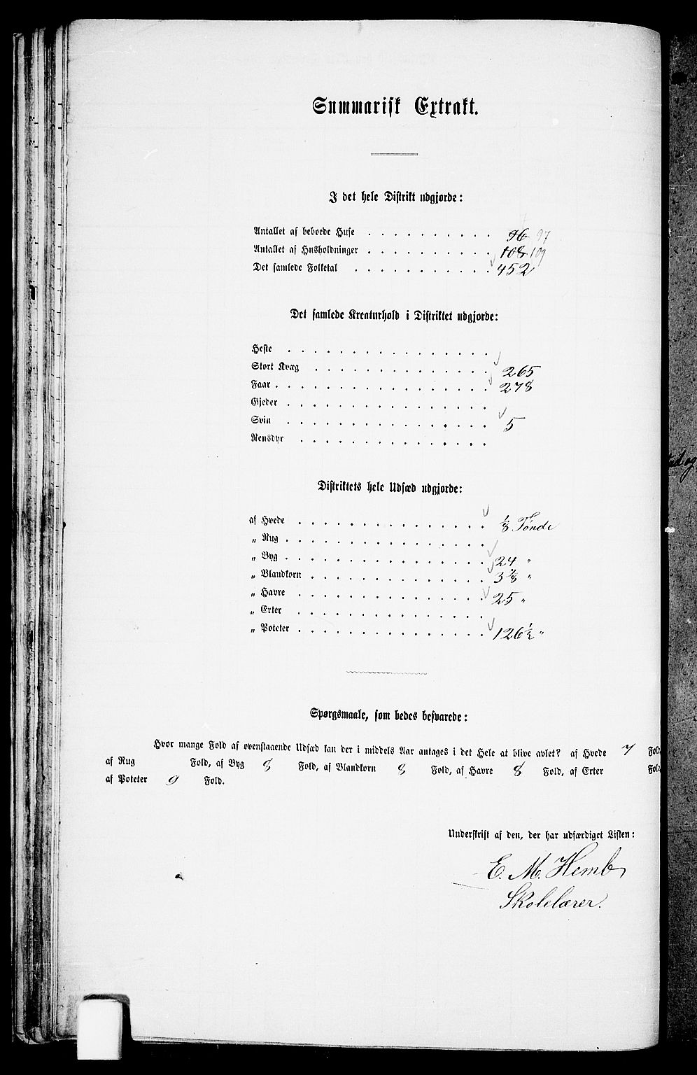 RA, Folketelling 1865 for 1032P Lyngdal prestegjeld, 1865, s. 41