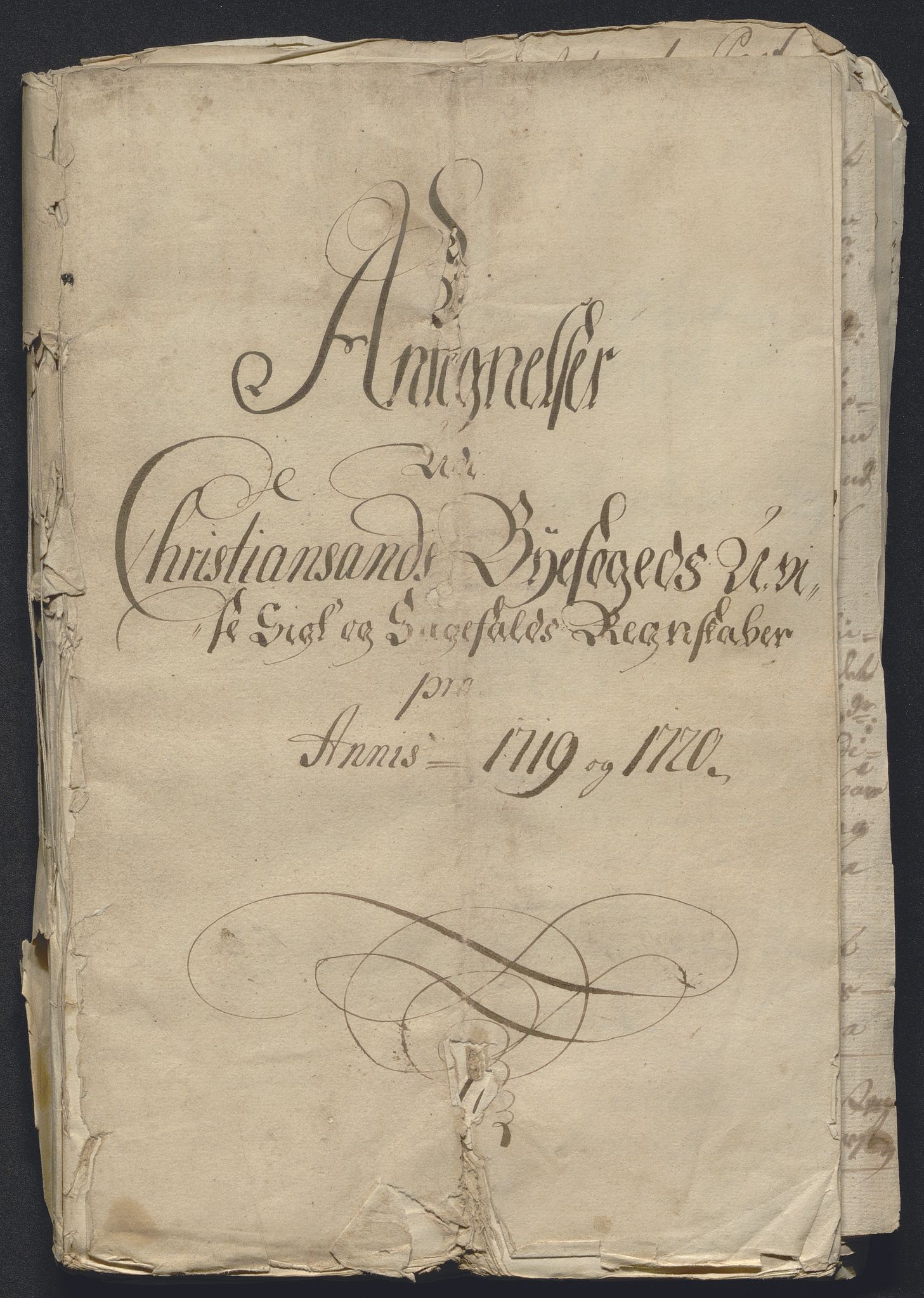 Rentekammeret inntil 1814, Reviderte regnskaper, Byregnskaper, AV/RA-EA-4066/R/Rm/L0286: [M19] Sikt og sakefall, 1719-1727, s. 96