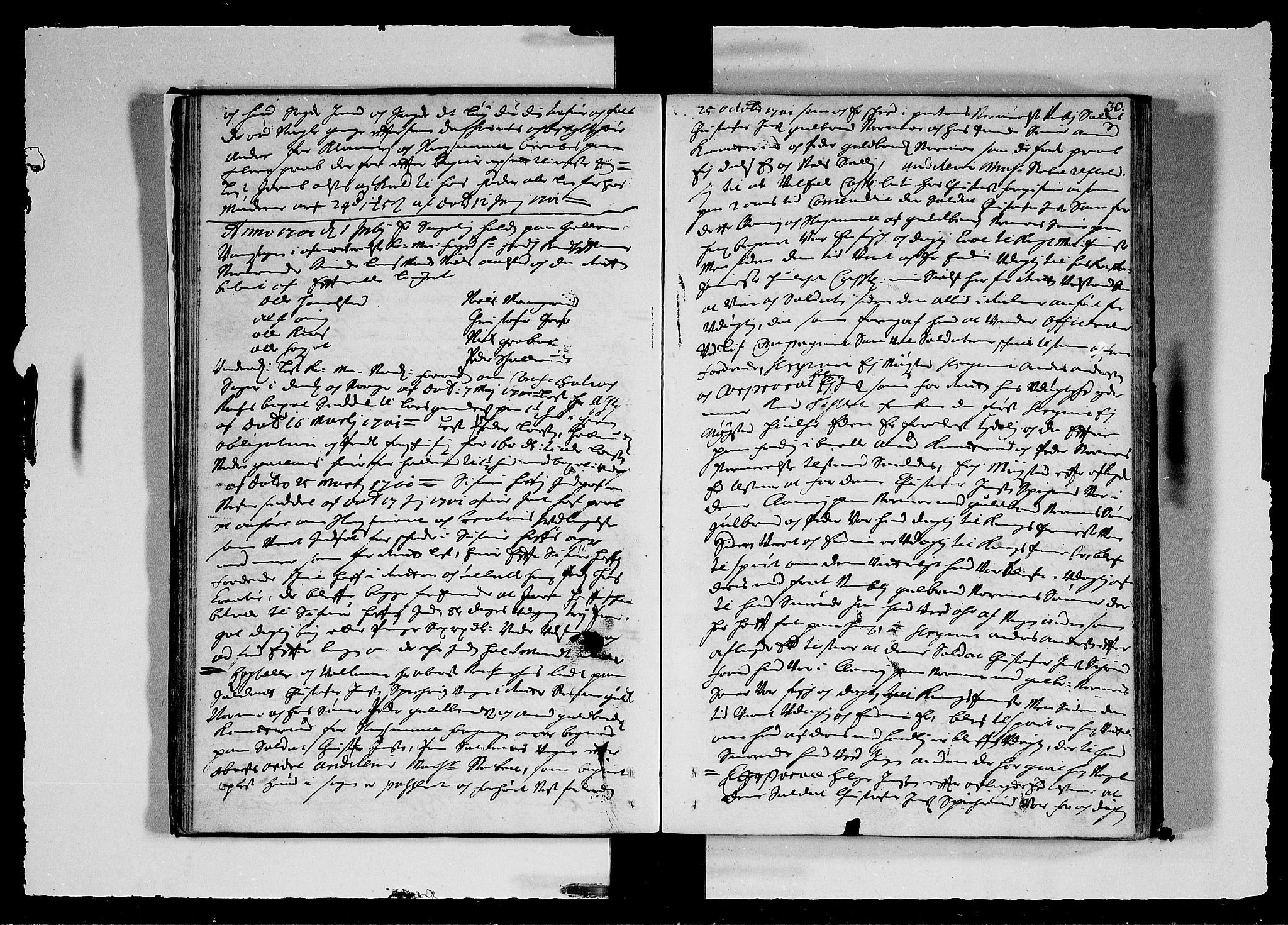 Hedemarken sorenskriveri, SAH/TING-034/G/Gb/L0028: Tingbok, 1701, s. 29b-30a
